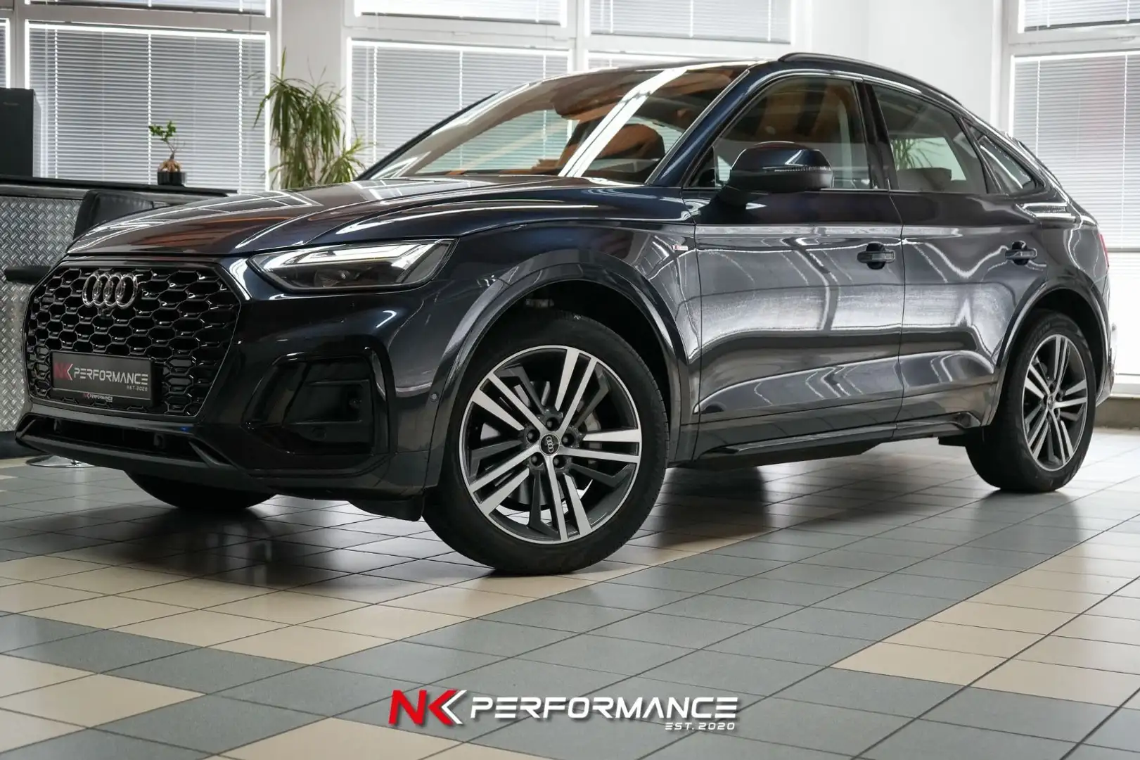 Audi Q5 Sportback 50 TDI quattro S line / PANO / AHK Blu/Azzurro - 1