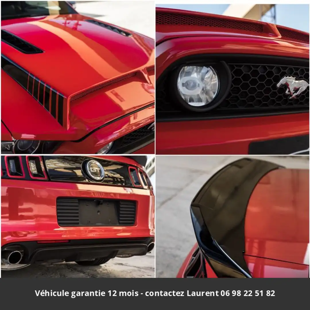 Ford Mustang GT Premium Tout compris hors homologation 4500e Rouge - 2