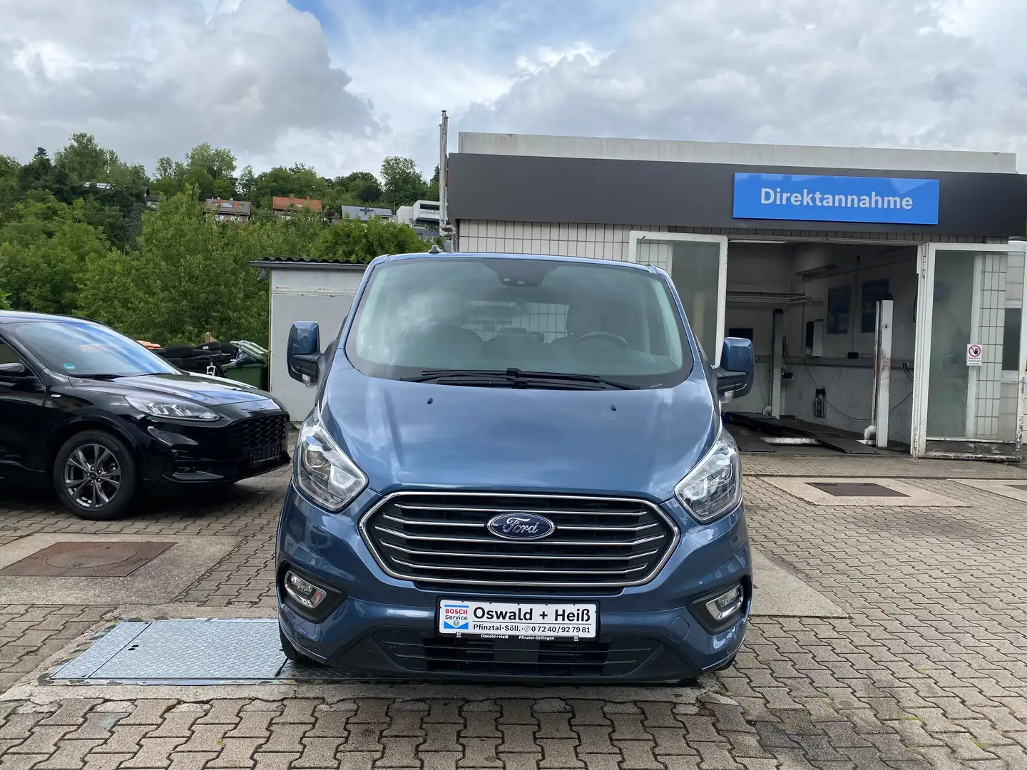 Ford Transit Custom 320 L1 Tourneo TitaniumX Aut. *8-Sitz,InspNEU,AHK* Blau - 1