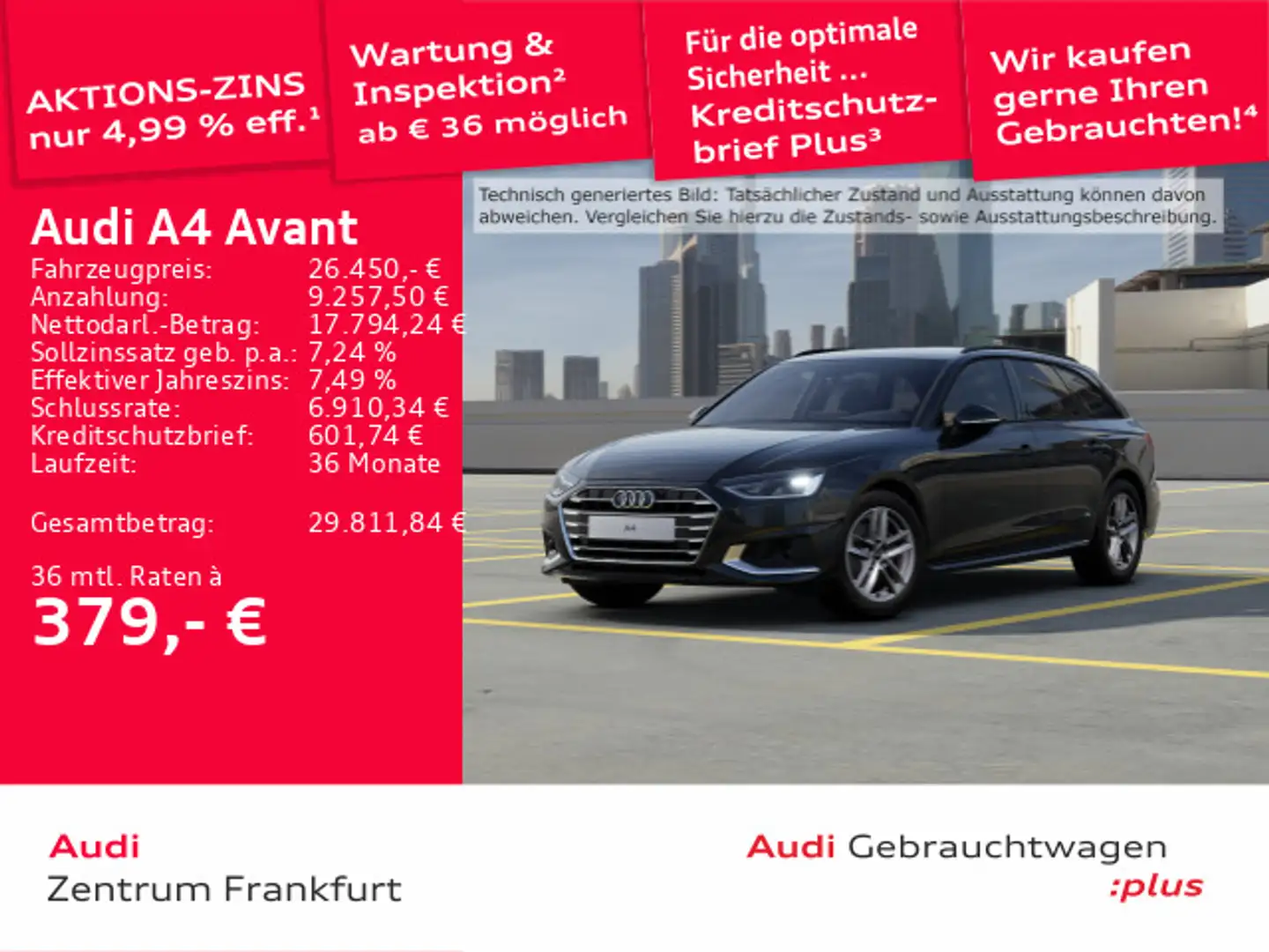 Audi A4 35 TFSI S tronic advanced LED DAB PDC T Zwart - 1