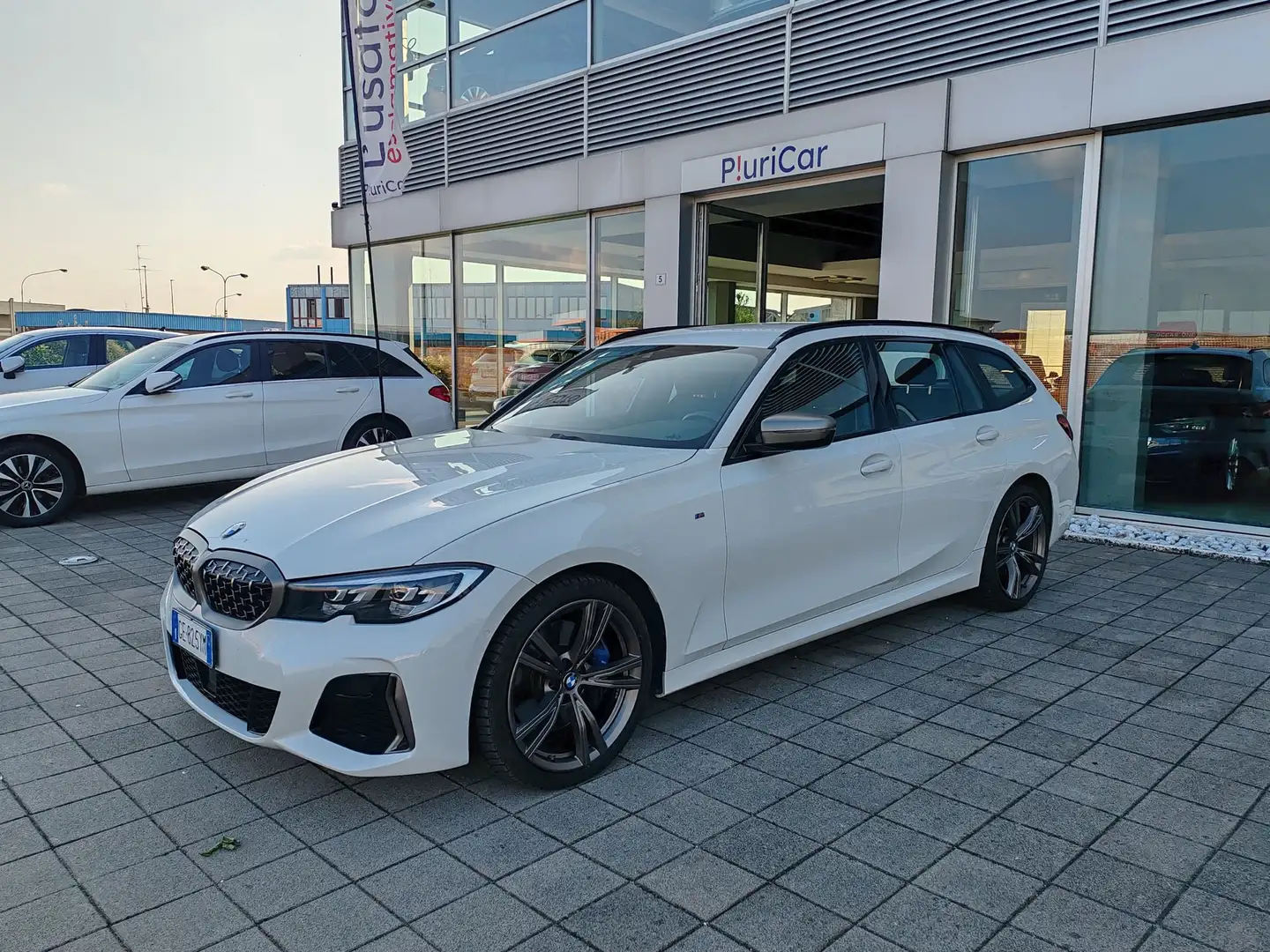 BMW 340 d Msport xDrive Touring 340cv FariLED Cerchi 19 Blanc - 1