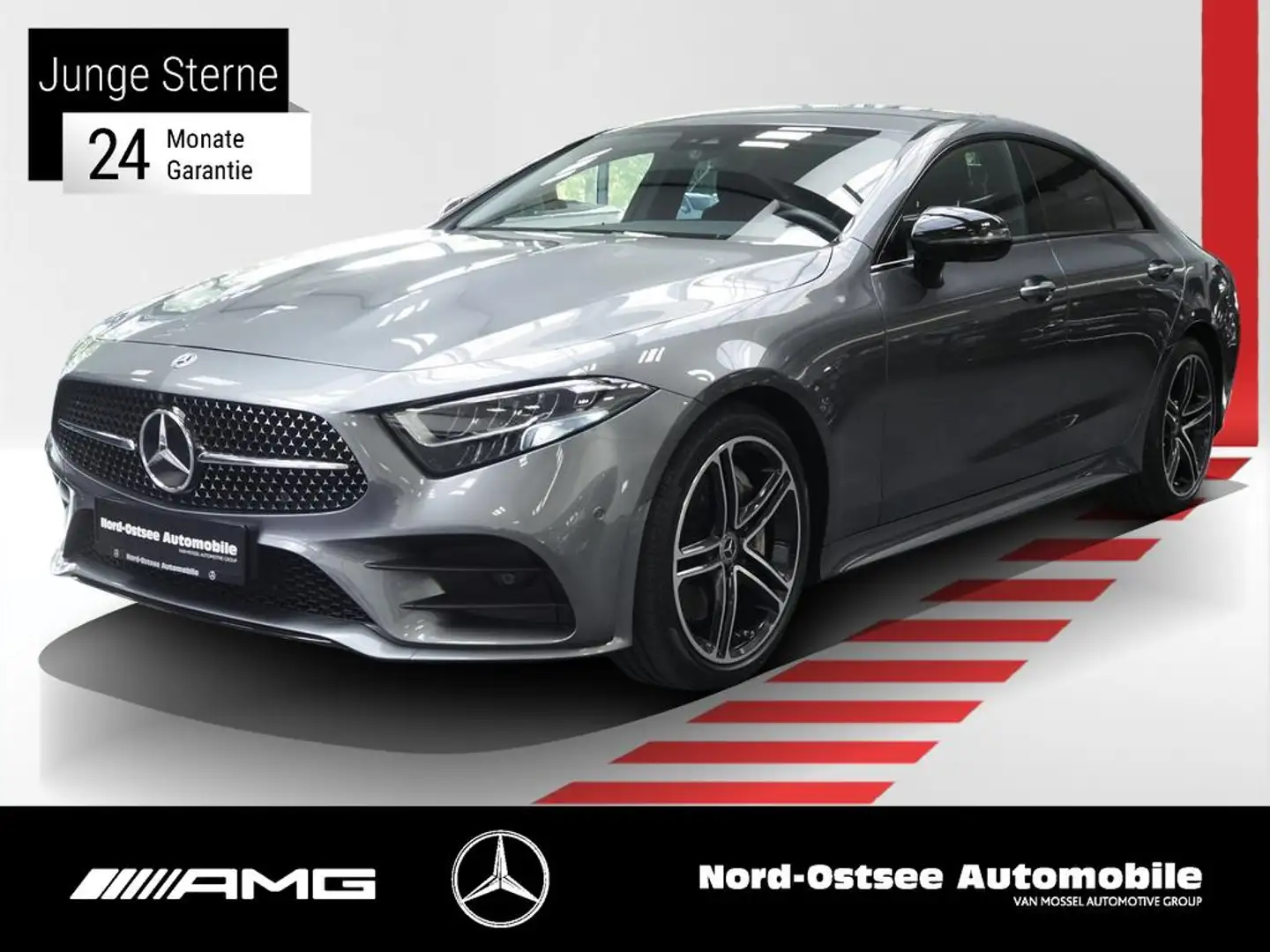 Mercedes-Benz CLS 450 AVANTGARDE 4M 360°-KAM NAVI KLIMA SHZ Gris - 1