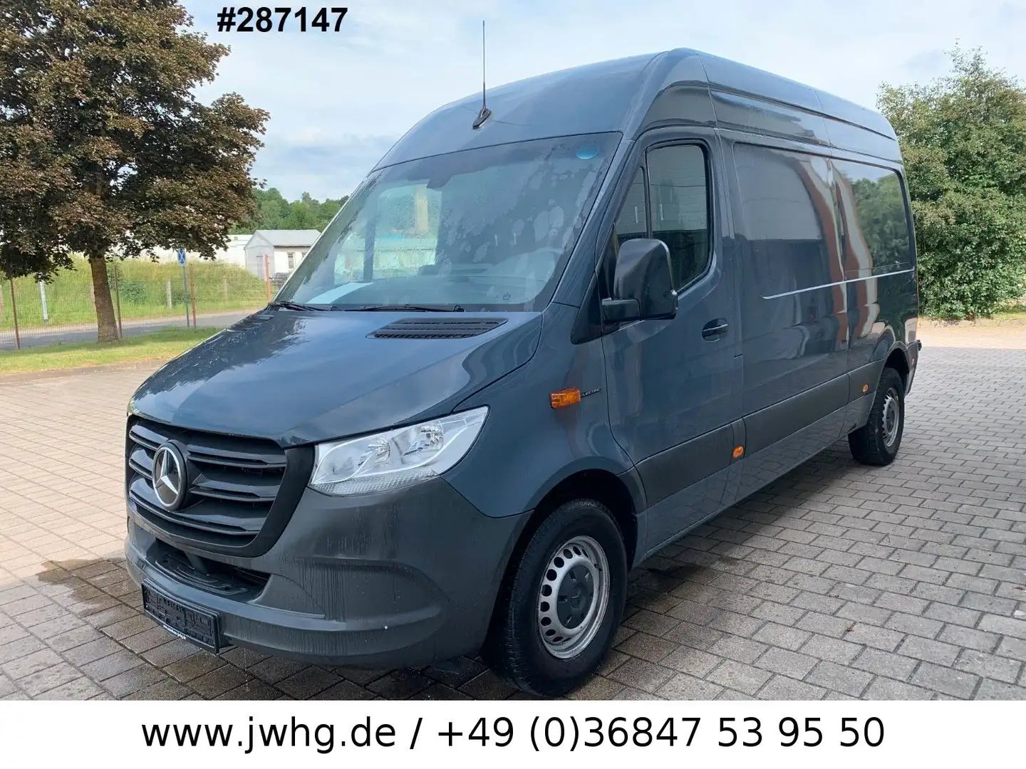 Mercedes-Benz Sprinter eSprinter 47kWh Hoch L2 Radio Media Kam Klima Grijs - 1