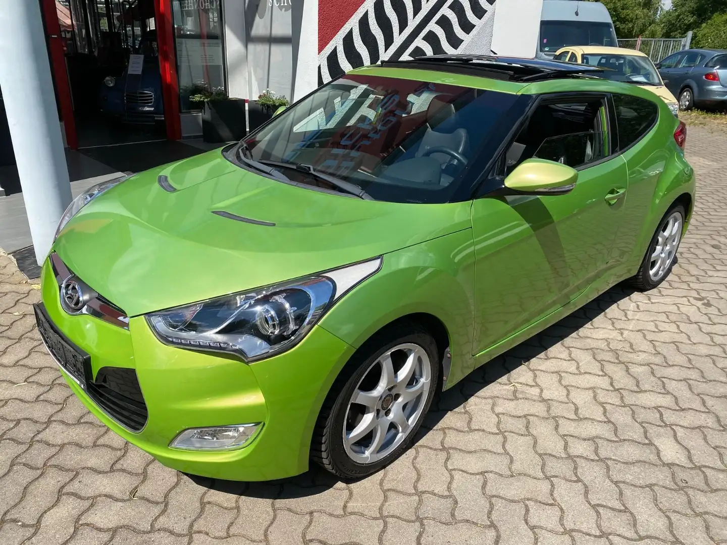 Hyundai VELOSTER blue Premium Sitzheizg Panorama Leder Groen - 1