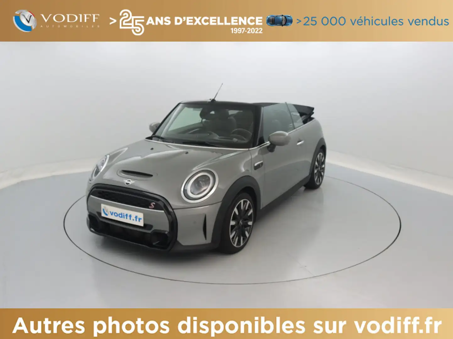 MINI Cooper MINI S CABRIOLET 178 CV EDITION PREMIUM PLUS Gris - 1