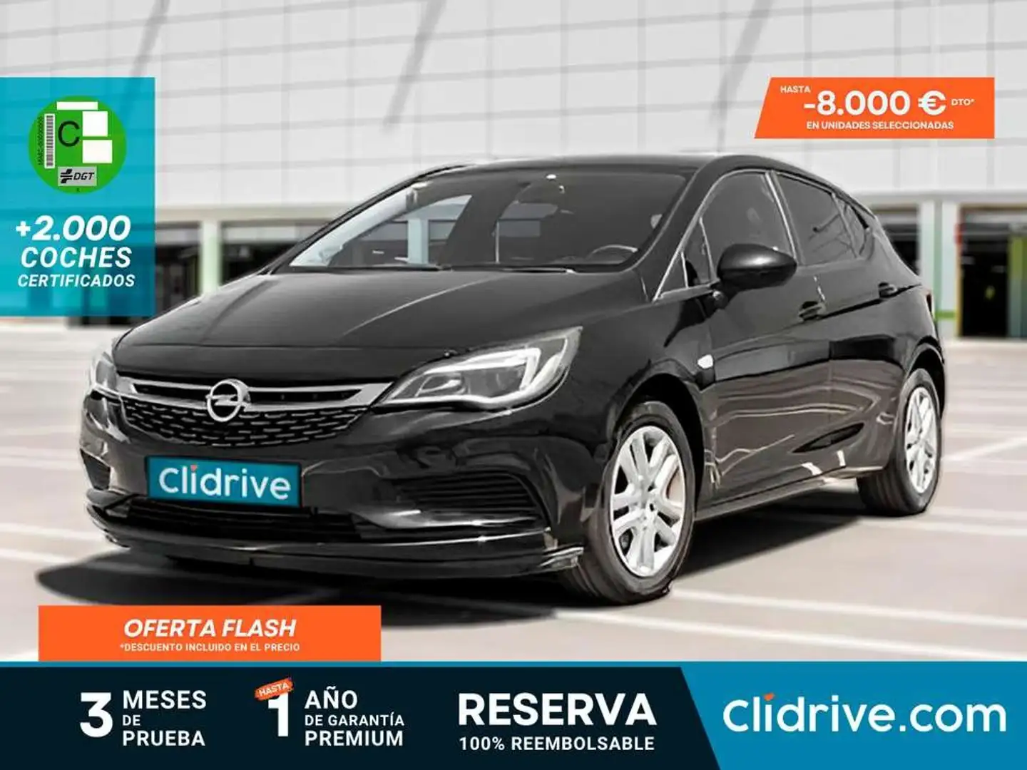 Opel Astra 1.0T S/S Selective Negro - 1