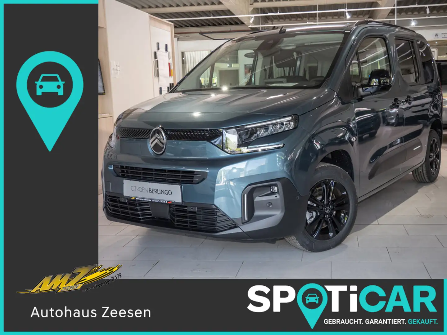Citroen Berlingo M BlueHDi 130 Max SHZ NAVI ACC PDC Blau - 1