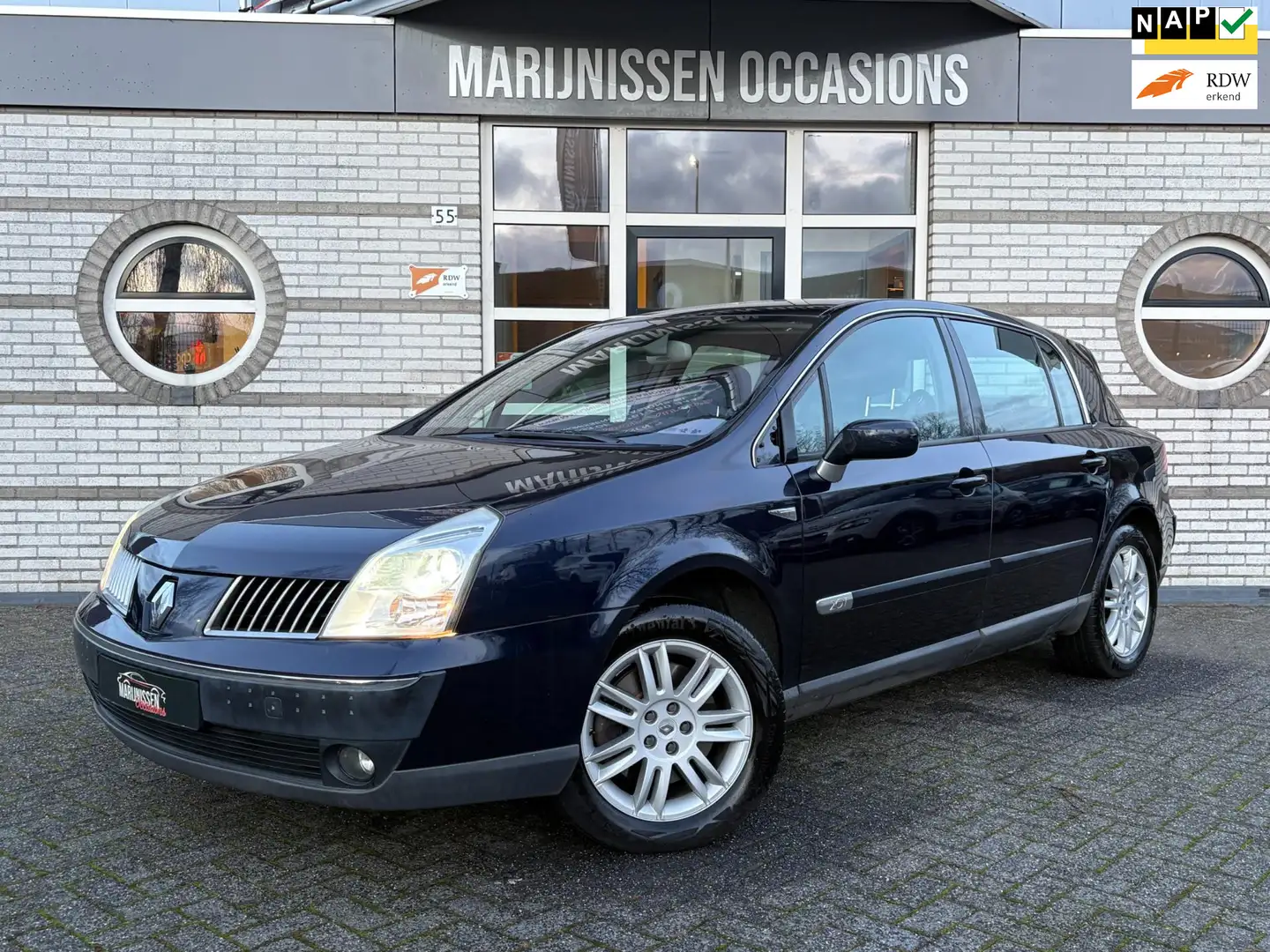 Renault Vel Satis 2.0 16V Turbo Privilége |Airo,Leder,Elekpakket| Blau - 1