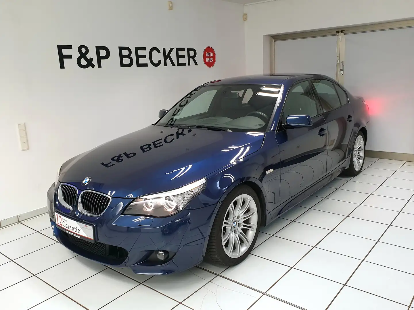 BMW 525 525d M Paket 1.Hand Scheckheft Navi Shadow Blau - 1