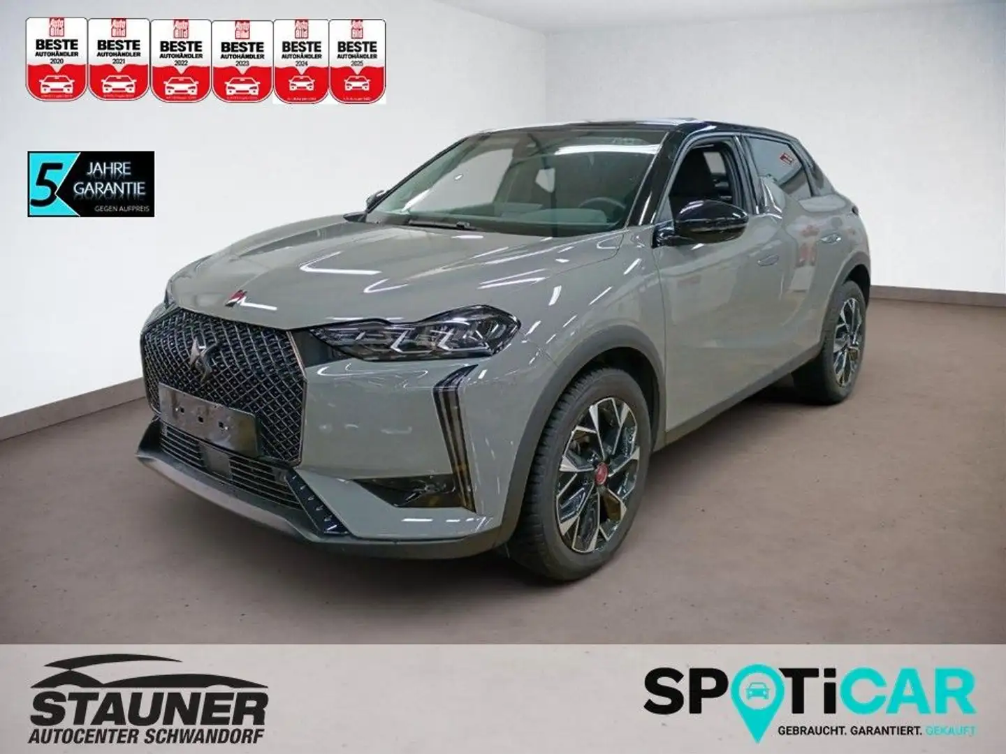 Citroen DS3 PERFORMANCE LINE PureTech AT8 *PDC*KEYLESS* Grau - 1
