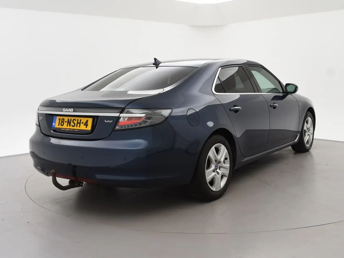 Saab 9-5 2.0T 220 PK ORIGINEEL NEDERLANDS + TREKHAAK | NAVI Blau - 2