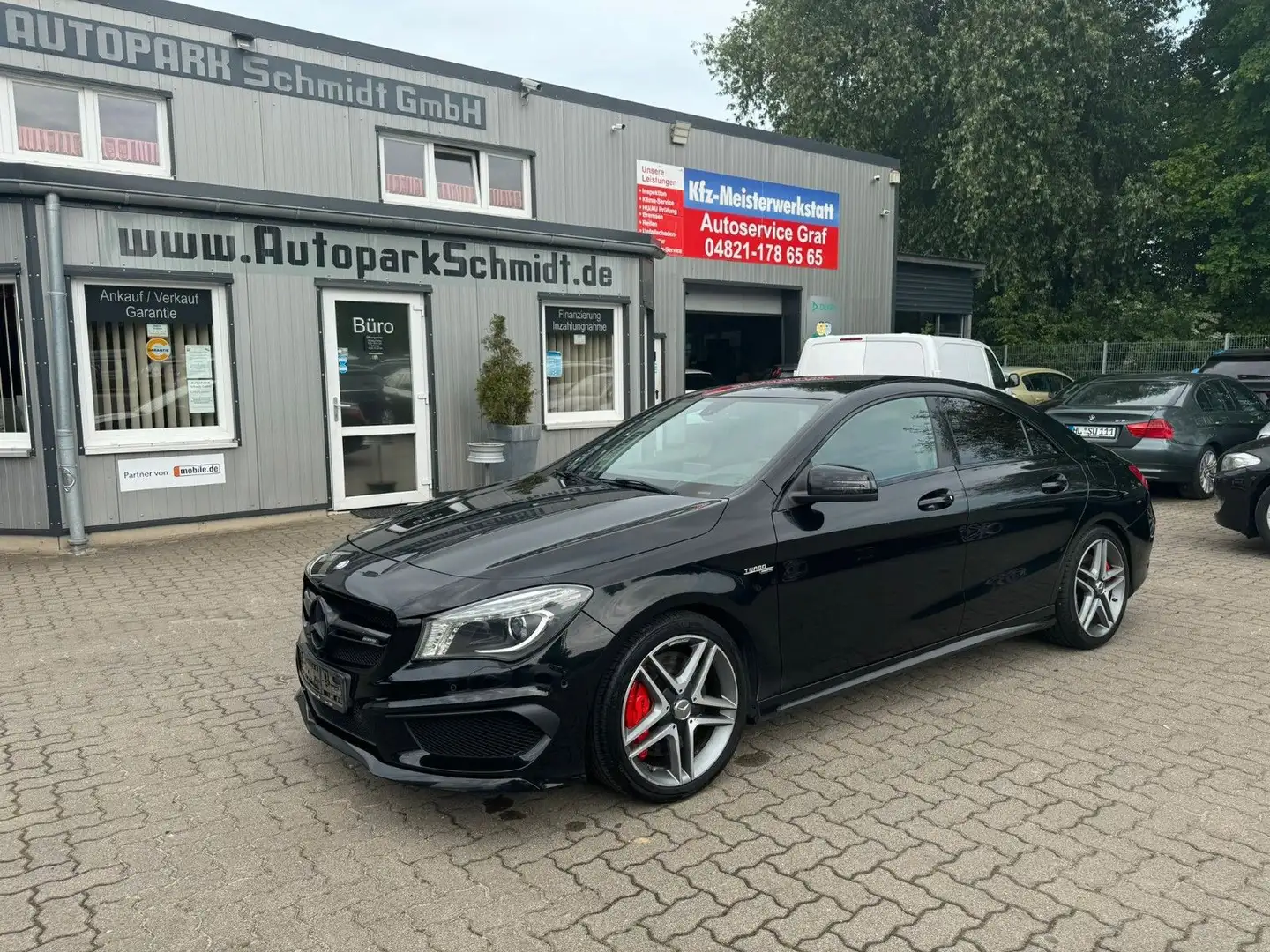 Mercedes-Benz CLA 45 AMG -PERFORMANCE°4-MATIC°BI-XEN°ALCANTARA! Negro - 1