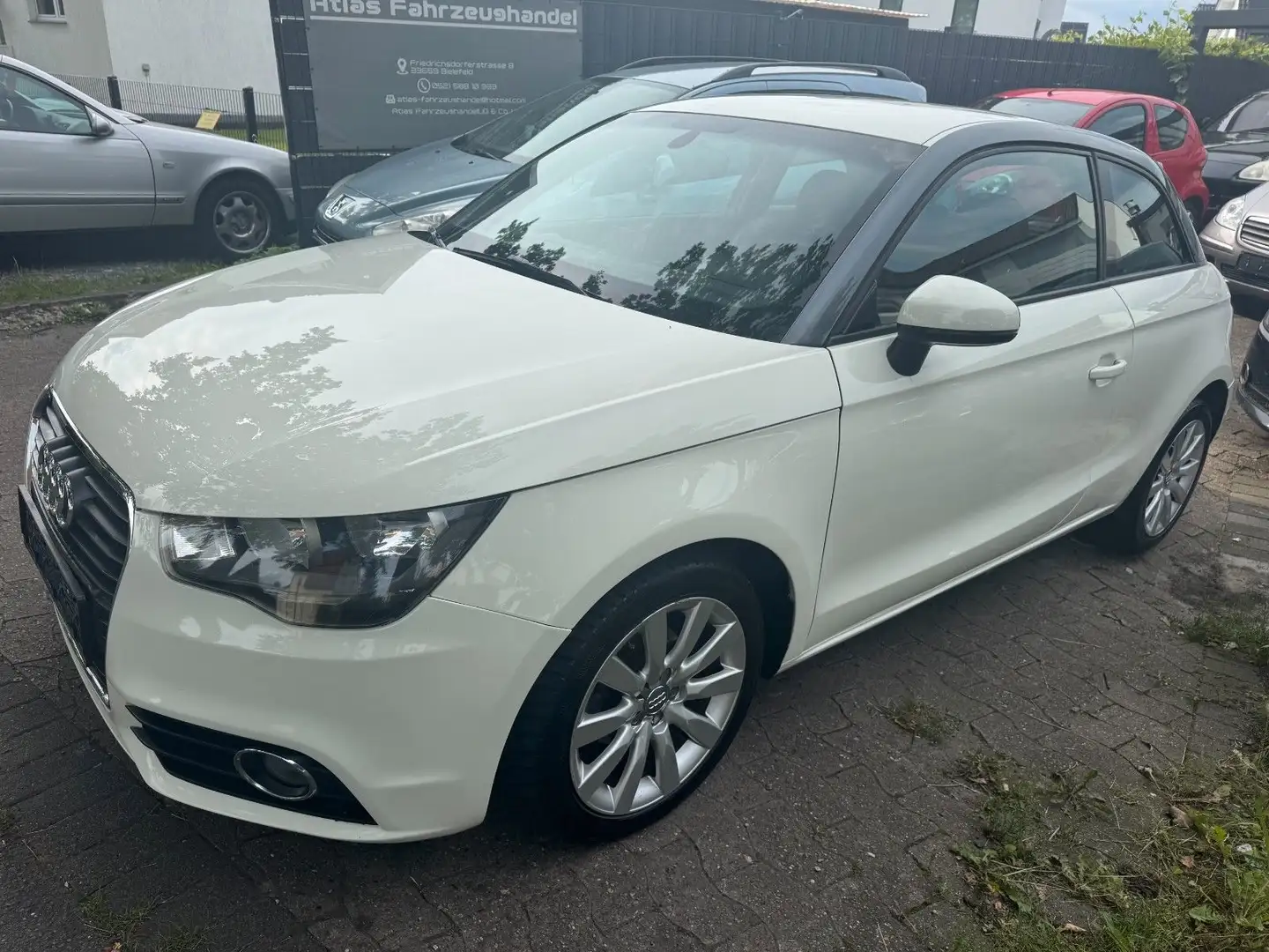 Audi A1 1.6 TDI 66kW Ambition,Klima,Alu,TÜV NEU Weiß - 1
