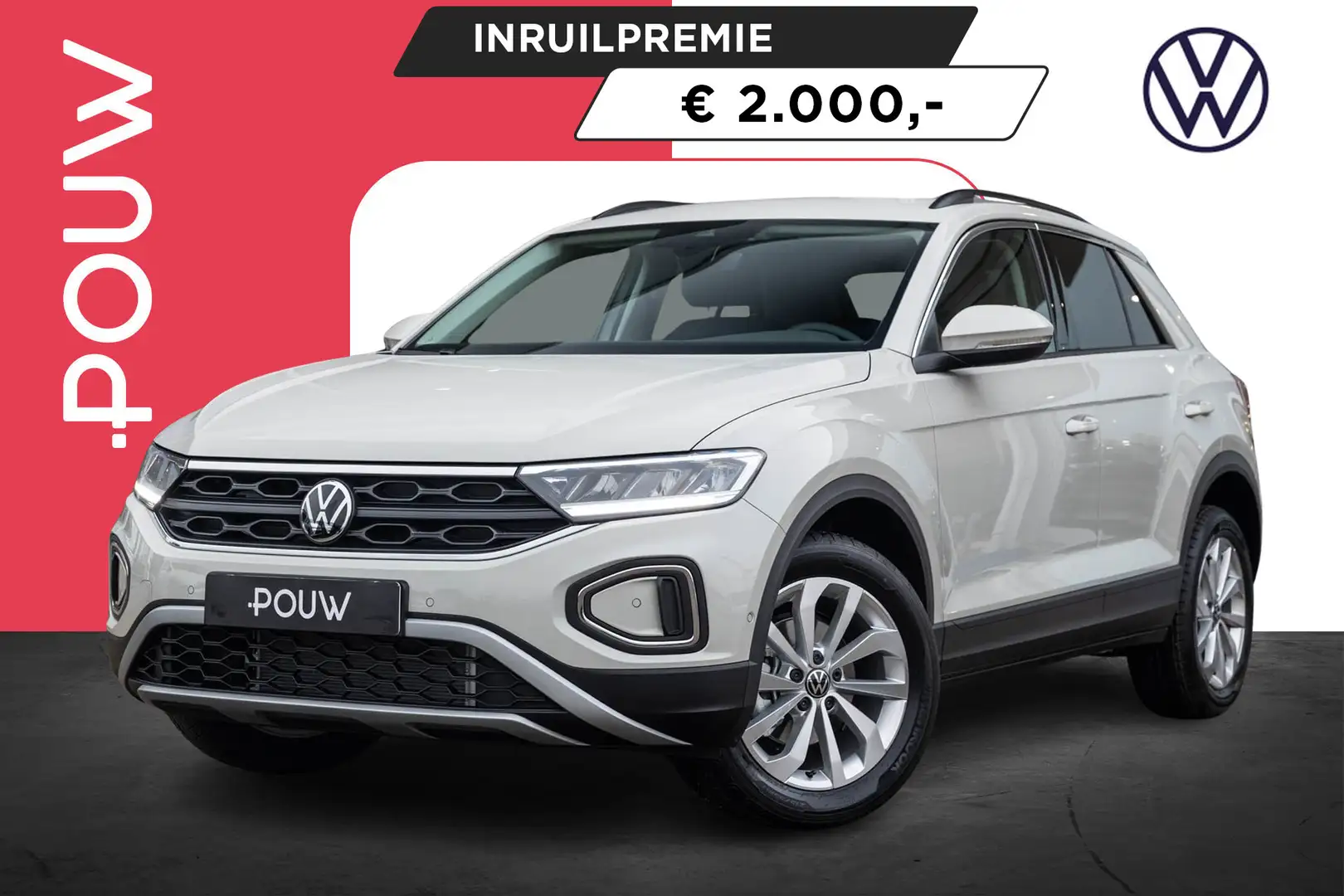 Volkswagen T-Roc 1.0 TSI 116pk Life Edition | Climate Control | App Gris - 1