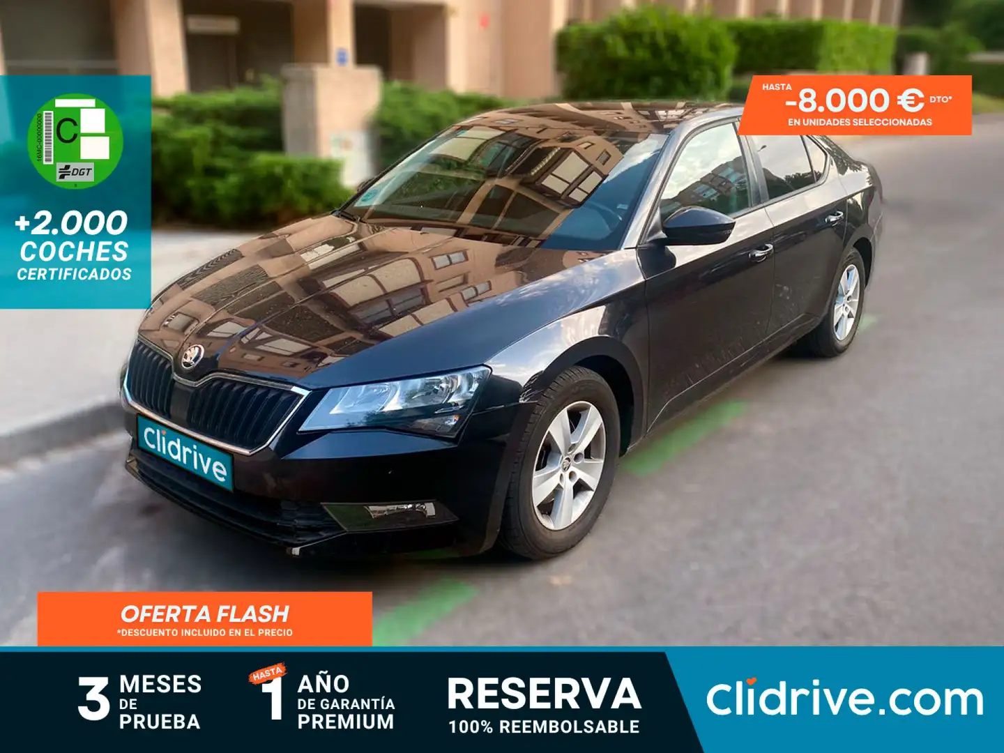 Skoda Superb Combi 2.0TDI Active DSG6 110kW Negro - 1