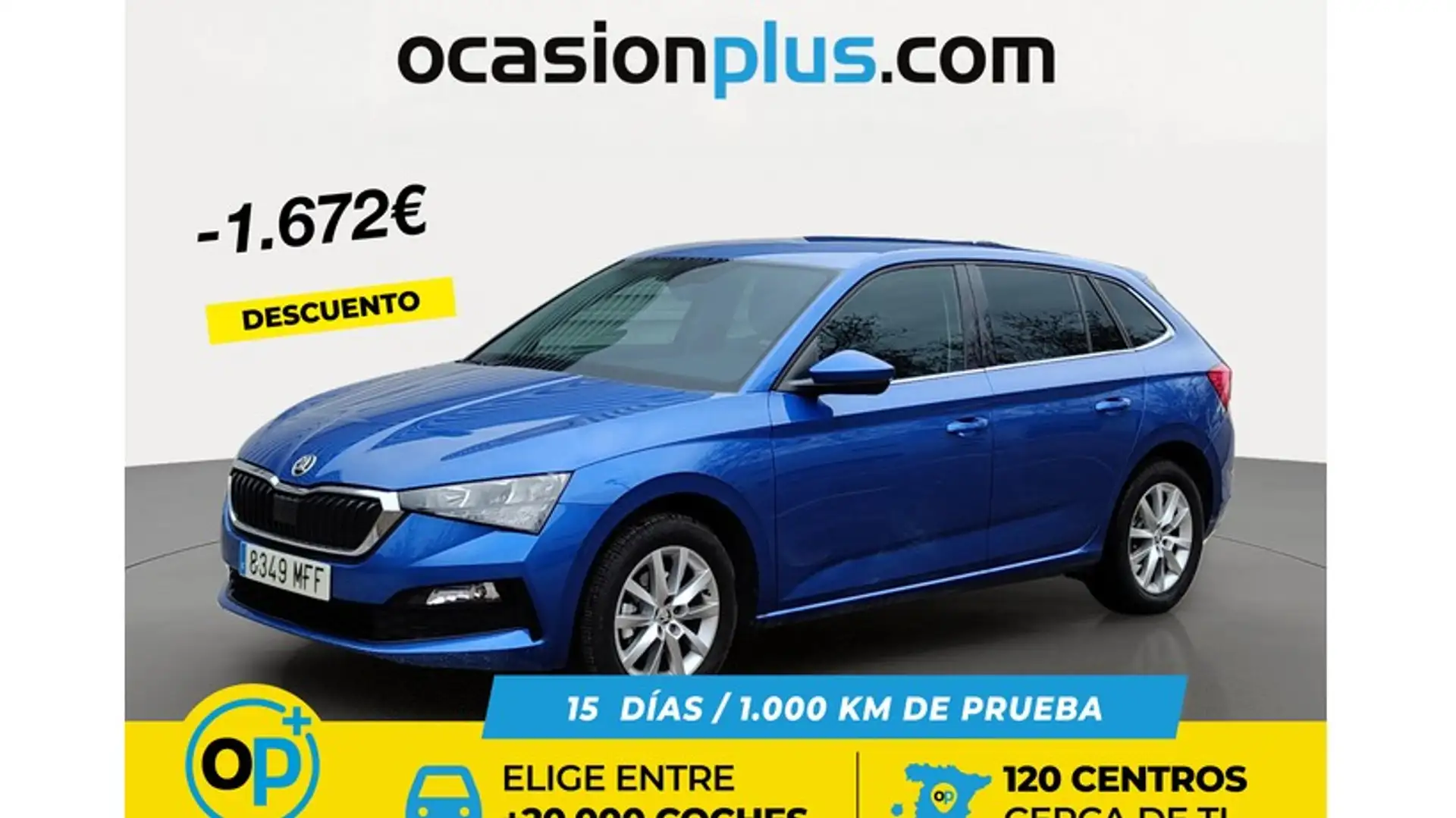 Skoda Scala 1.0 TSI Ambition DSG 81kW Azul - 1