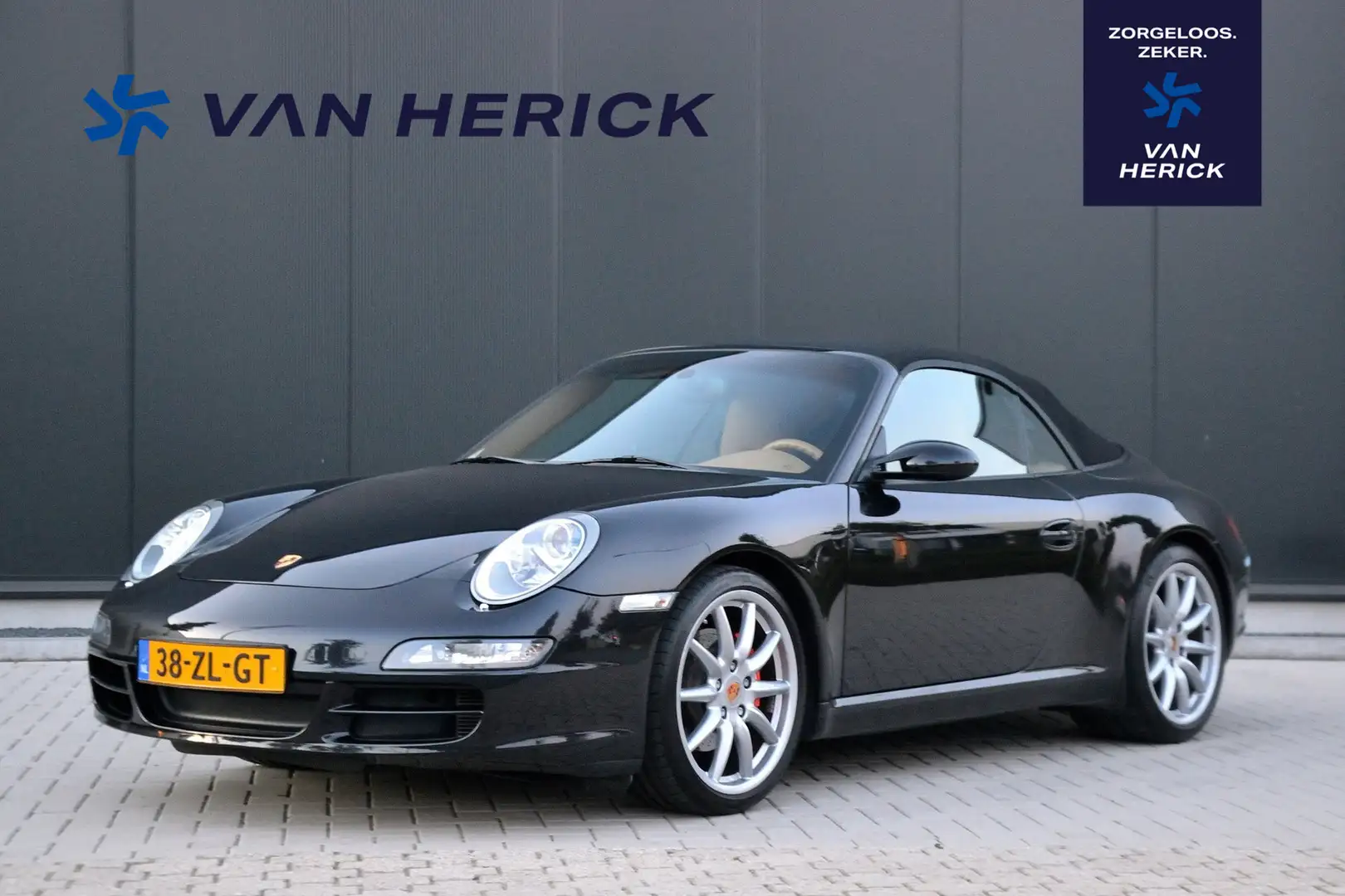 Porsche Sonstige 911 Cabrio 3.6 Carrera | Handgeschakeld | Sportuitlaat Schwarz - 1