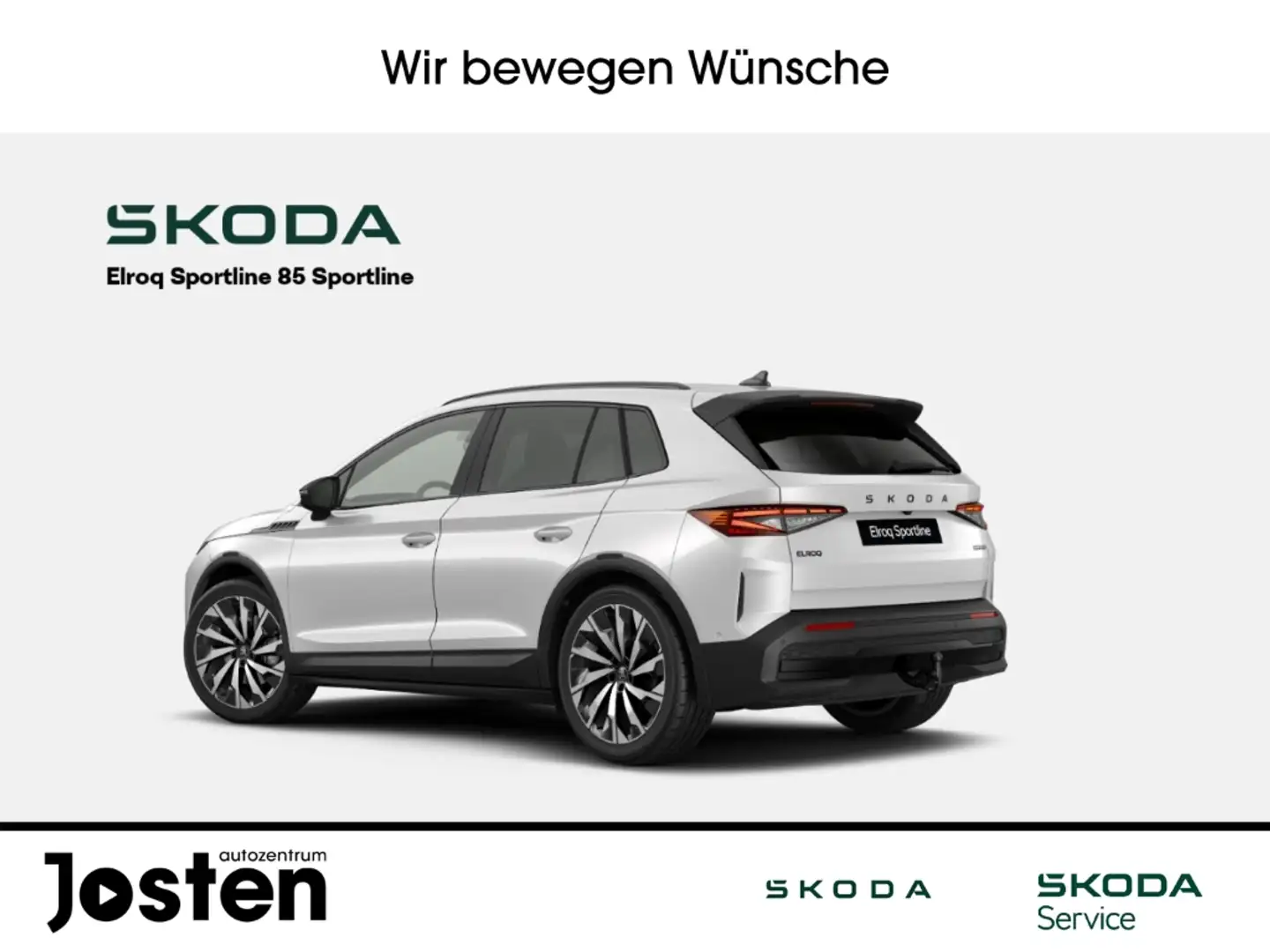 Skoda Elroq 85 Sportline MAXX DCC Winter AHK 21''-LM Blanc - 2