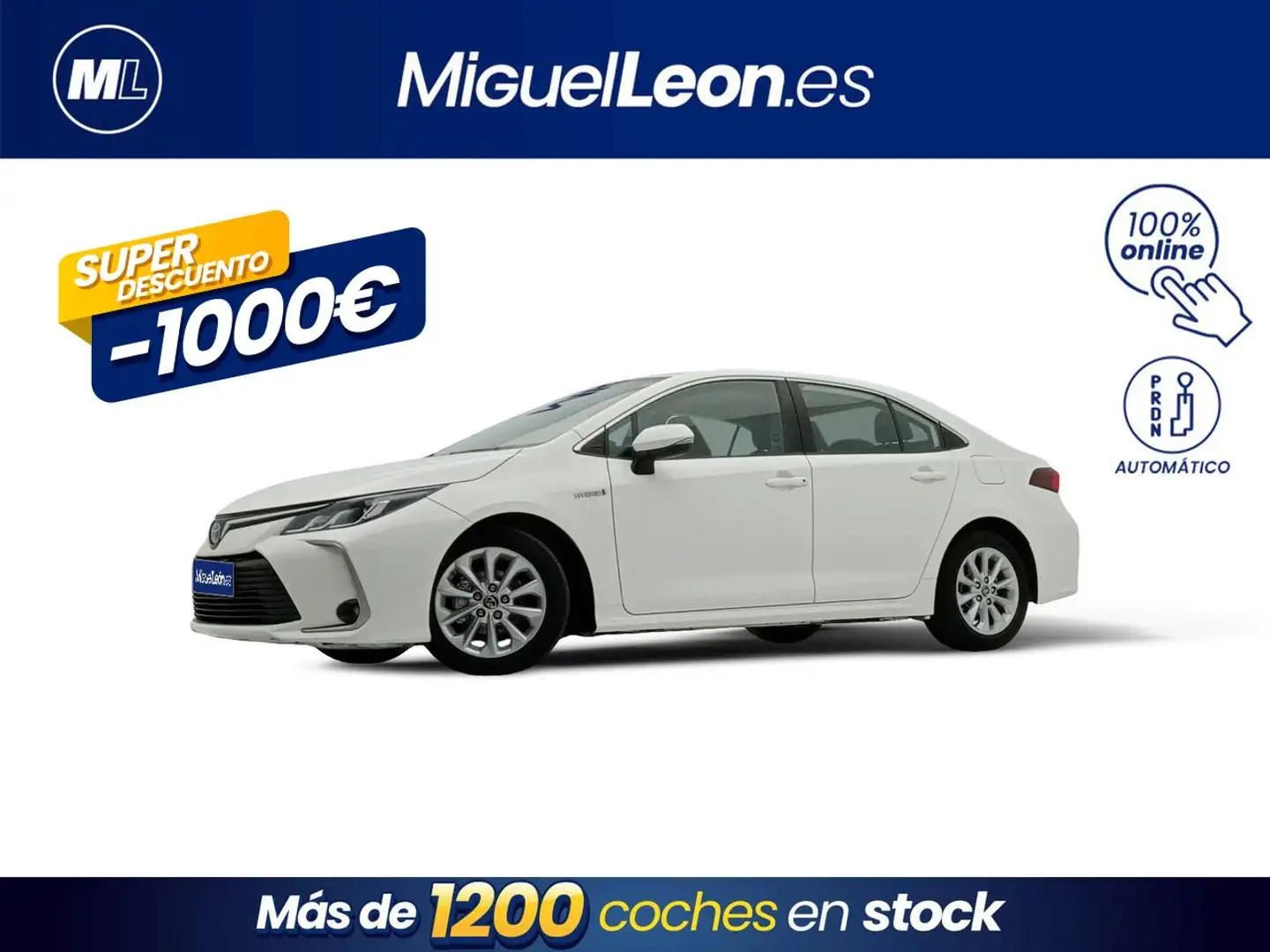 Toyota Corolla 1.8 125H ACTIVE E-CVT SEDAN Blanco - 1