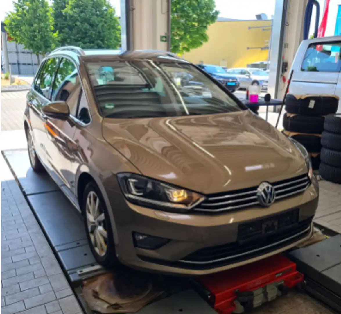 Volkswagen Golf Sportsvan 1.4 TSI Highline | XENON | Brun - 2