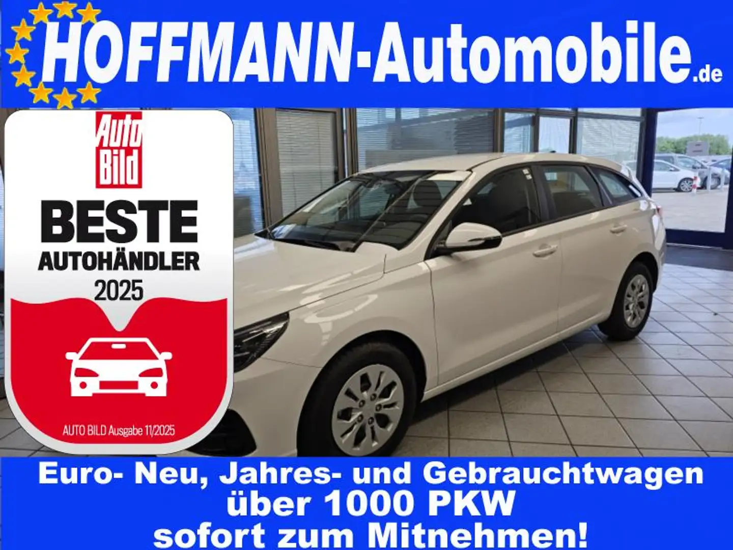 Hyundai i30 Klima,PDC v/h,Rückf.-kamera,Navi White - 1