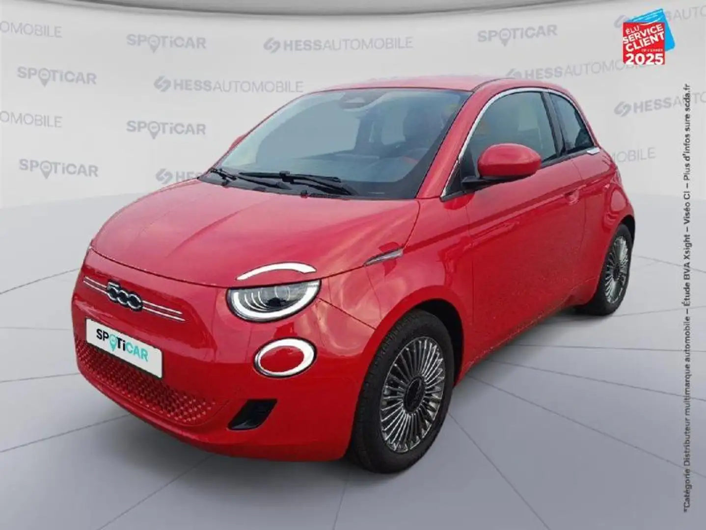 Fiat 500e e 118ch Pack Confort \u0026 Style MY24 Rouge - 1