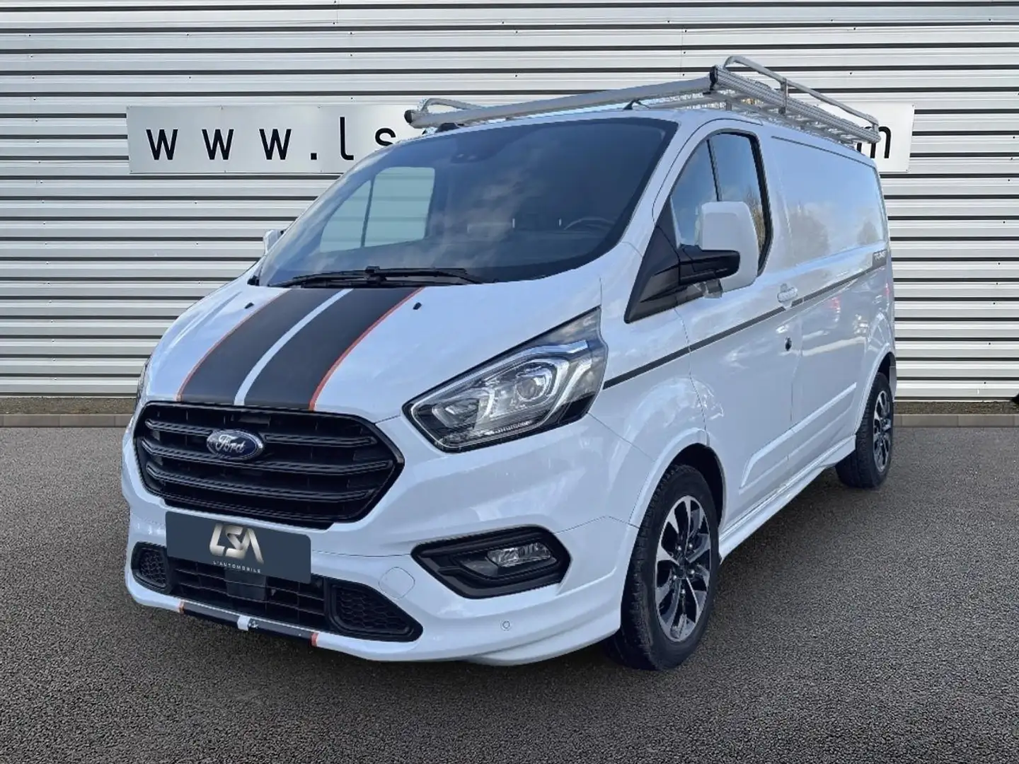 Ford Transit Custom 2.0 EcoBlue 170 BVA 320 L1 Sport Blanc - 1
