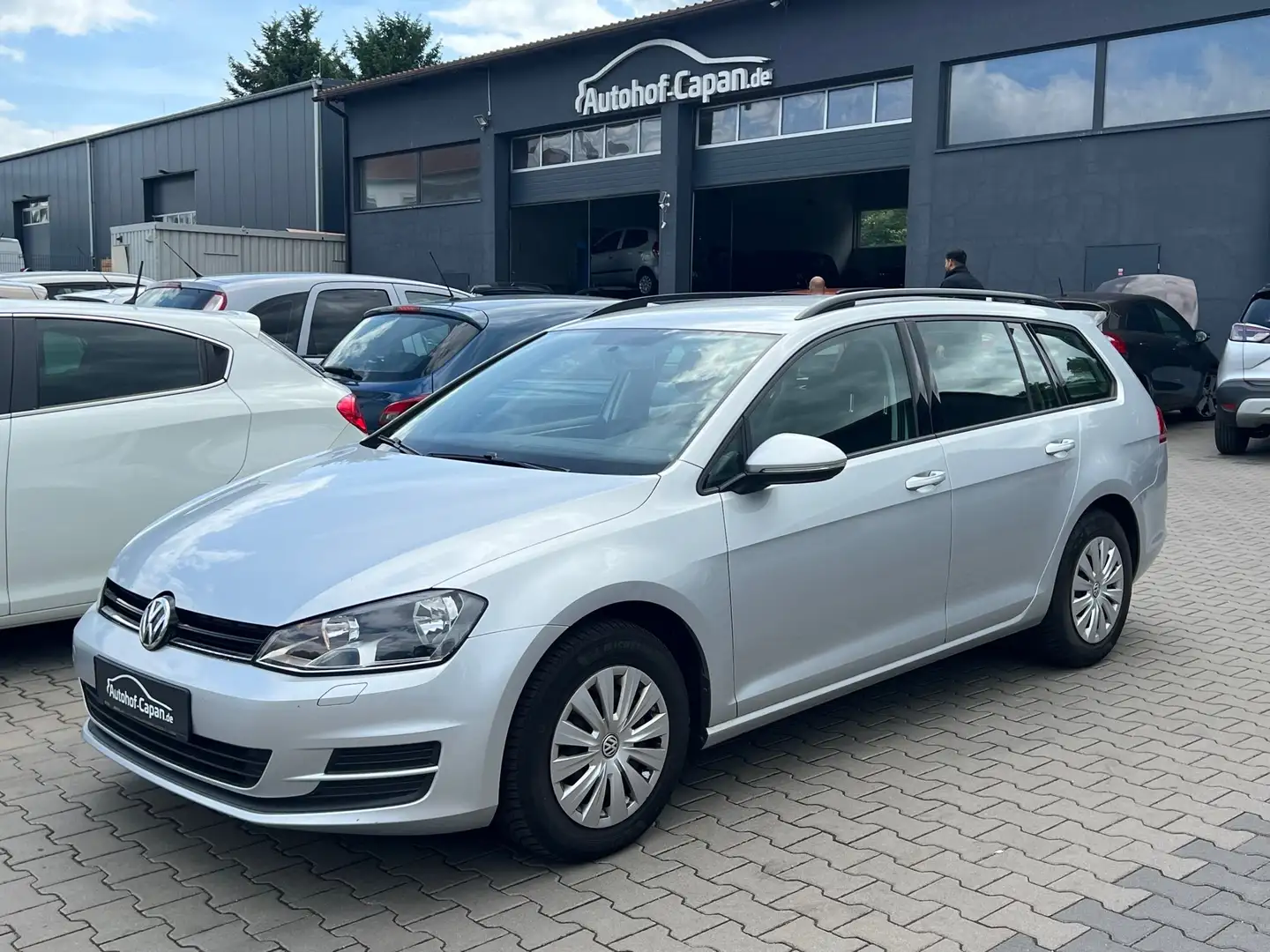 Volkswagen Golf Variant Golf VII Variant Trendline/Navi/Klima/2Ha/AHK/ZV Plateado - 1