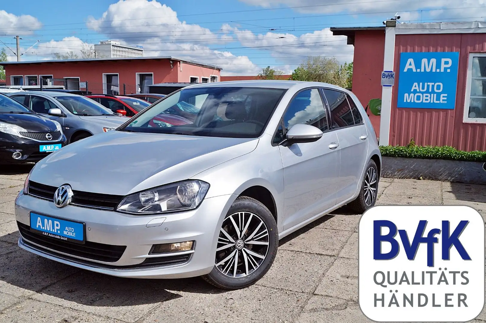 Volkswagen Golf 7 1.4TSI, GARANTIE, TÜV+SERVICE+REIFEN NEU, Argent - 1