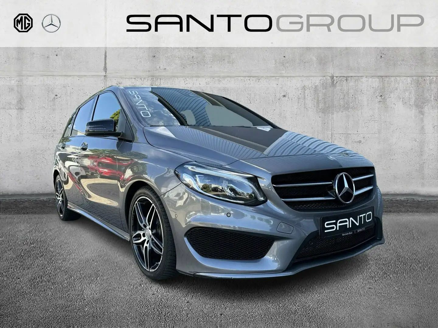 Mercedes-Benz B 200 B 200 AMG Line 7-G AUT. NAVI LED LEDER PDC SHZ Grau - 1