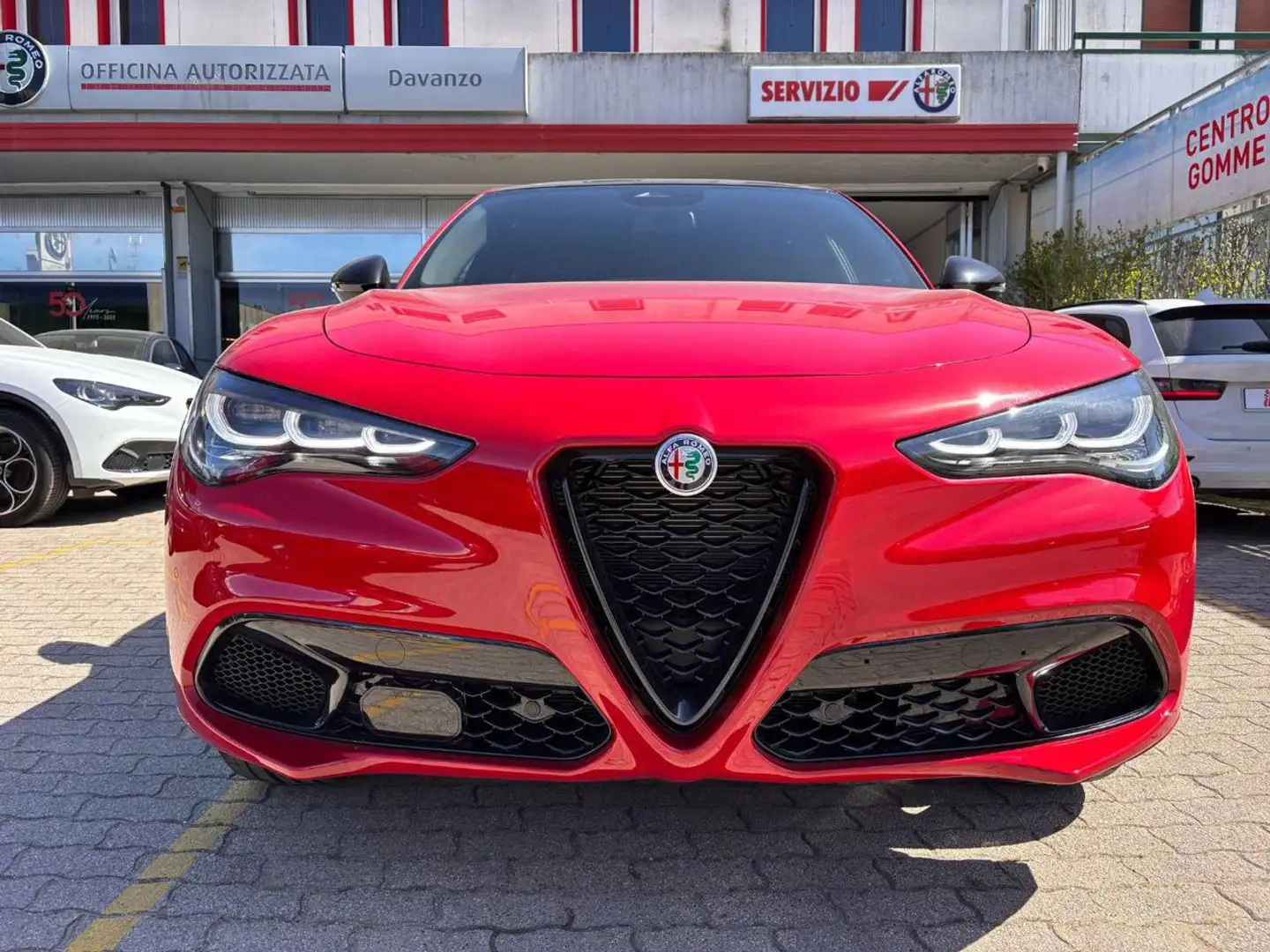 Alfa Romeo Stelvio 2.2 TD 210CV AT8 Q4 Tributo Italiano Czerwony - 2