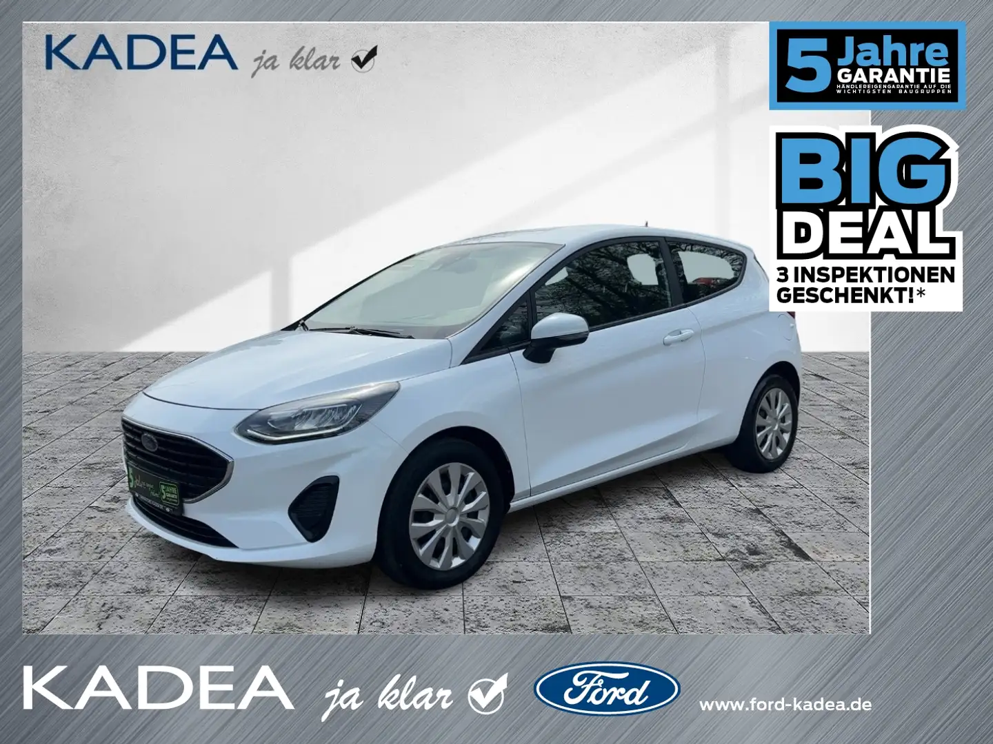 Ford Fiesta Cool&Connect 5Jahre Garantie+3 Insp inkl Weiß - 1