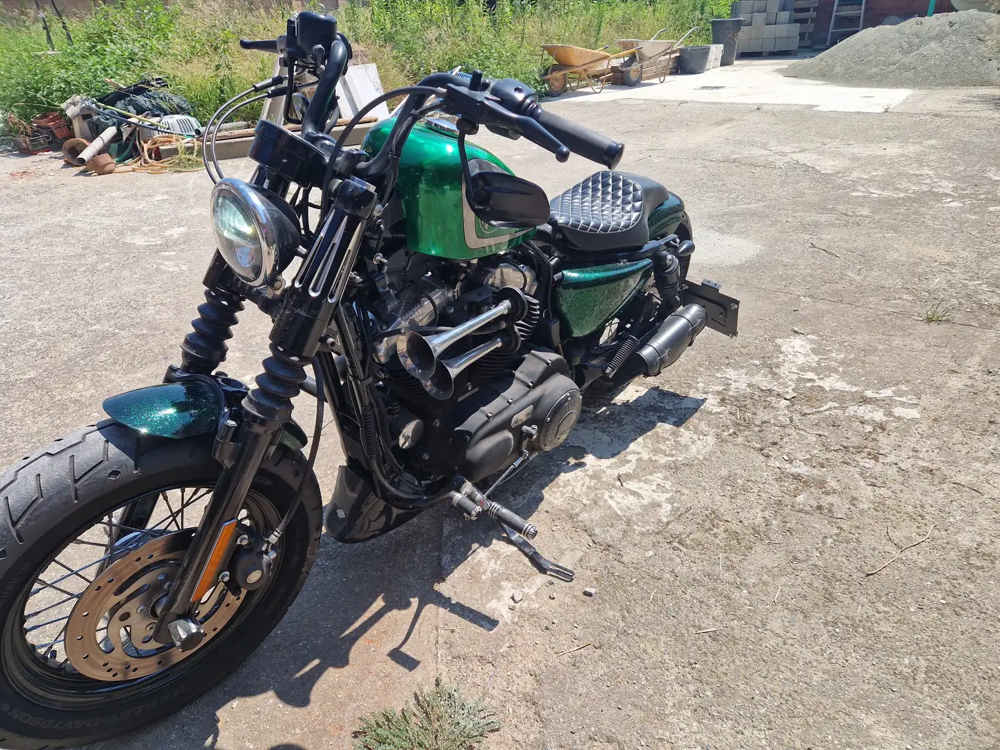 Harley-Davidson XL 1200 Zelená - 2