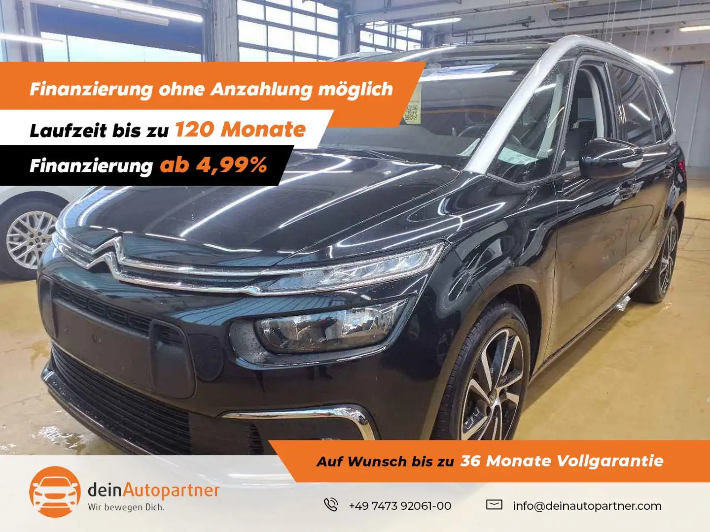 Citroen C4 SpaceTourer NAVI/BI-XENON/LEDER/PANO/LANE/VIRTUAL COCKPIT Schwarz - 1