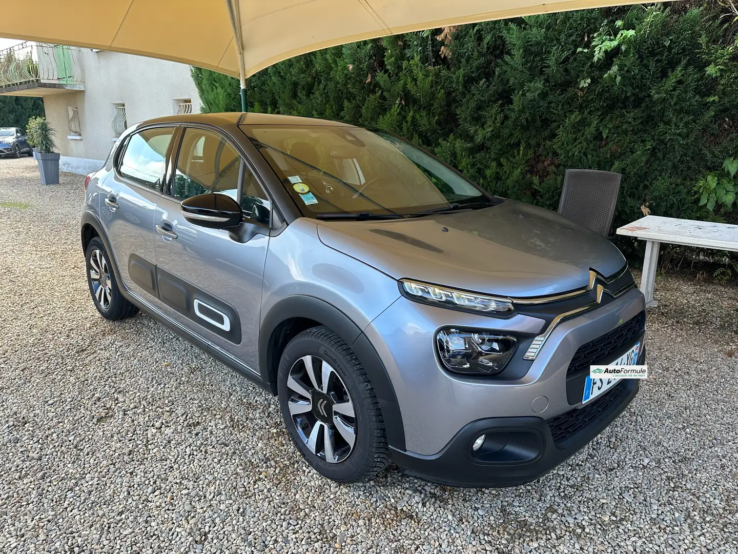 Citroen C3 1.5 BlueHDI 100ch Shine Business 5 portes 2020 Gris - 1