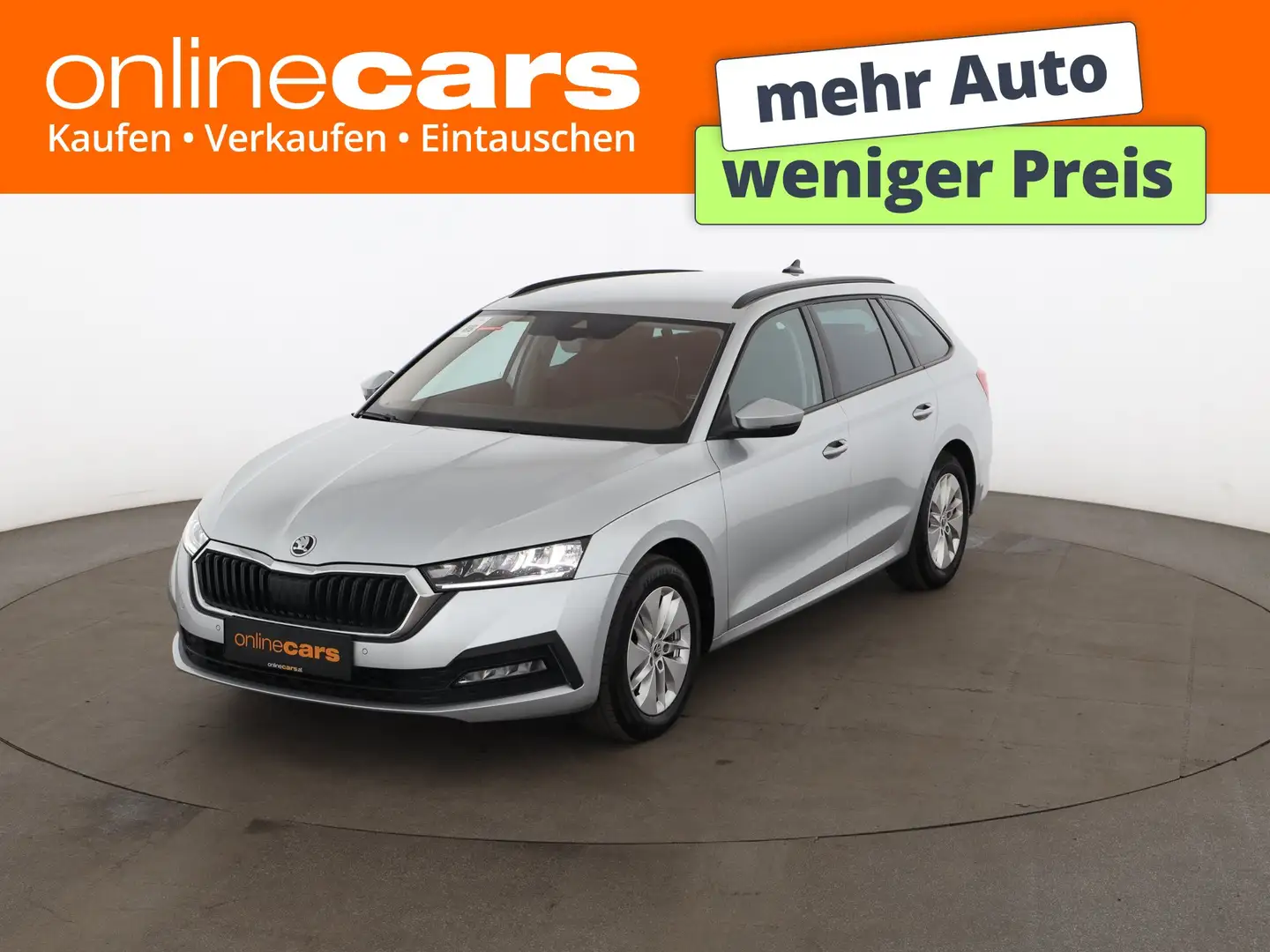 Skoda Octavia Combi 2.0 TDI Ambition LED RADAR NAVI PDC Silber - 1