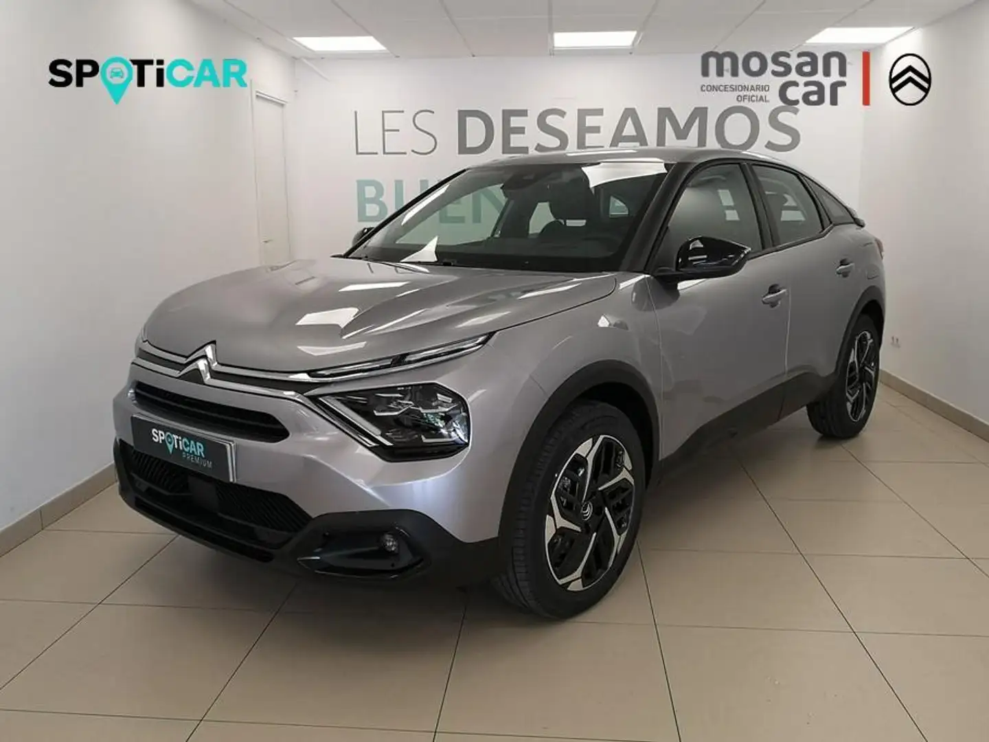 Citroen C4 1.2 PURETECH 130 EAT8 PLUS GPS LL18 RADAR AR+CAM K Gris - 1