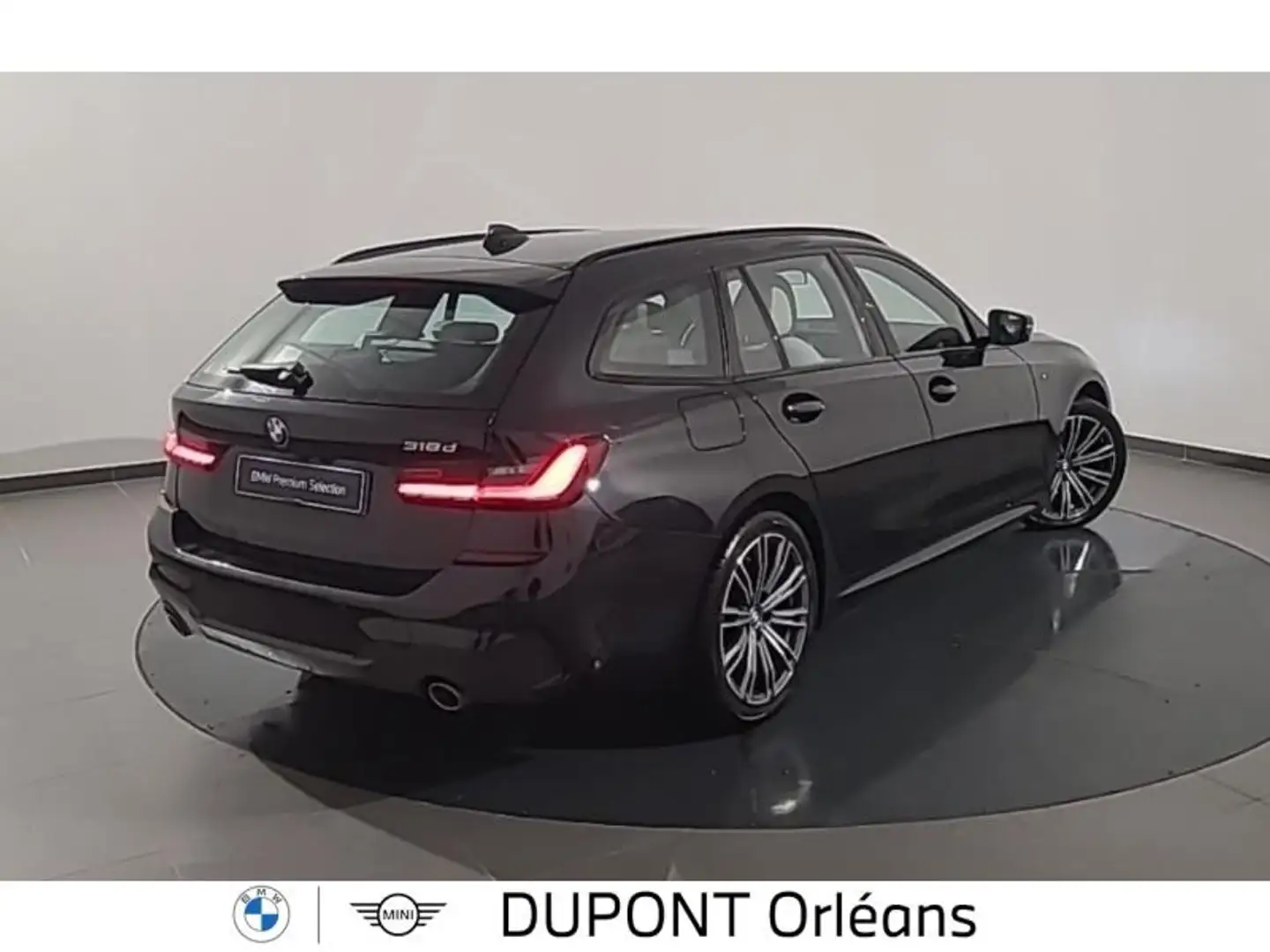 BMW 318 318dA MH 150ch M Sport Noir - 2