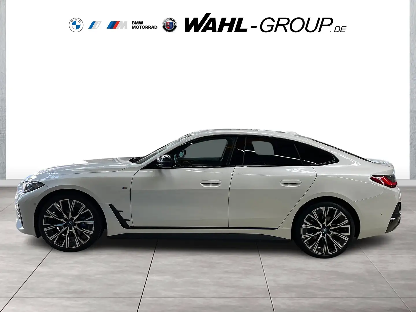 BMW i4 M50 GRAN COUPE LASER NAVI H&K GLASDACH KEYLESS AHK Blanco - 2
