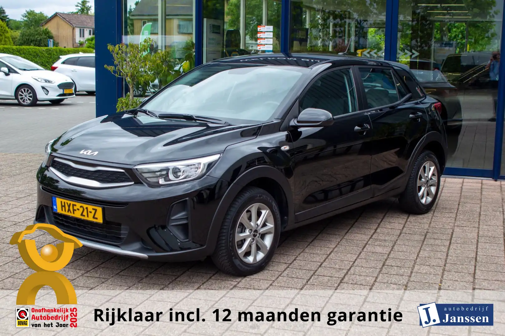 Kia Stonic 1.2 MPi Design Edition | Prijs rijklaar incl. 12 m Noir - 1