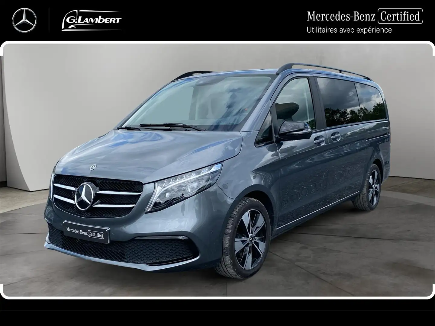 Mercedes-Benz V 220 220d Long Avantgarde Grijs - 1
