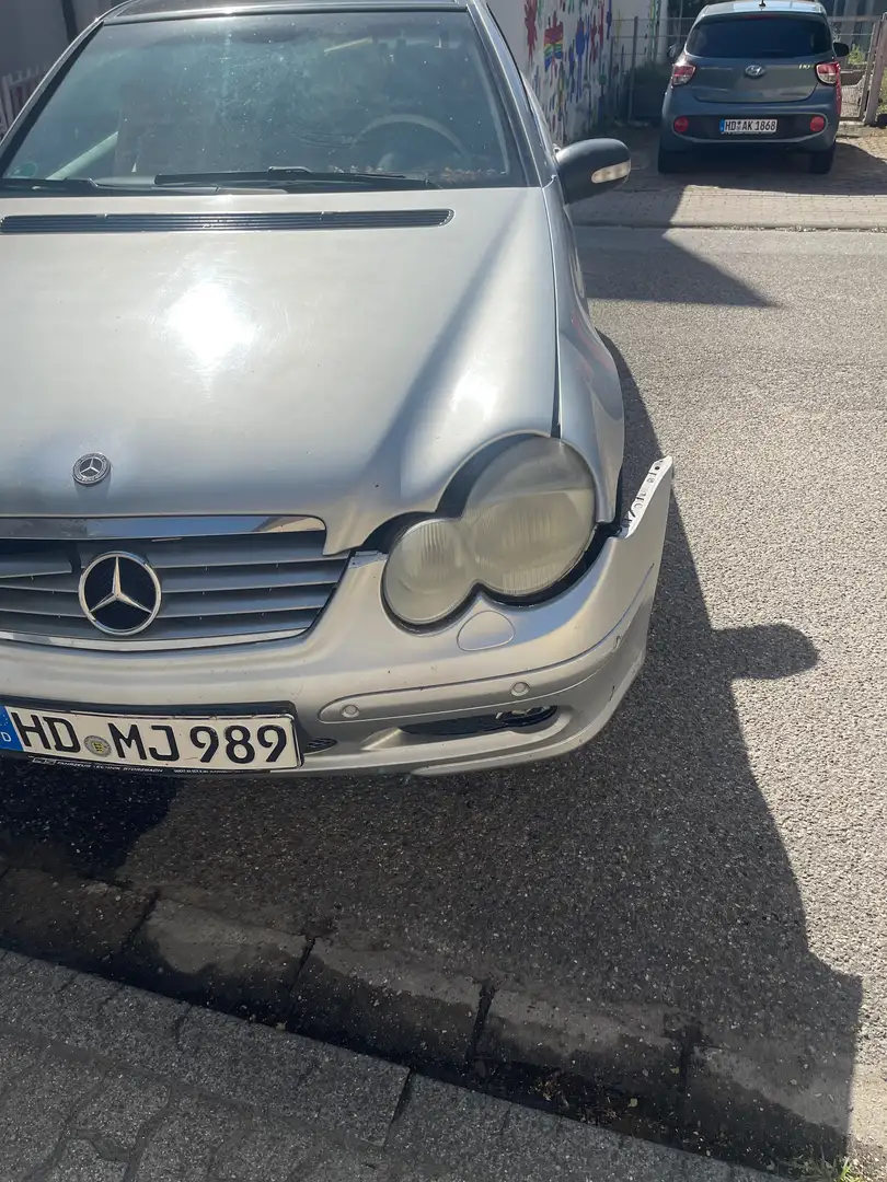 Mercedes-Benz C 230 C-Klasse Kompressor Sportcoupe Grijs - 2