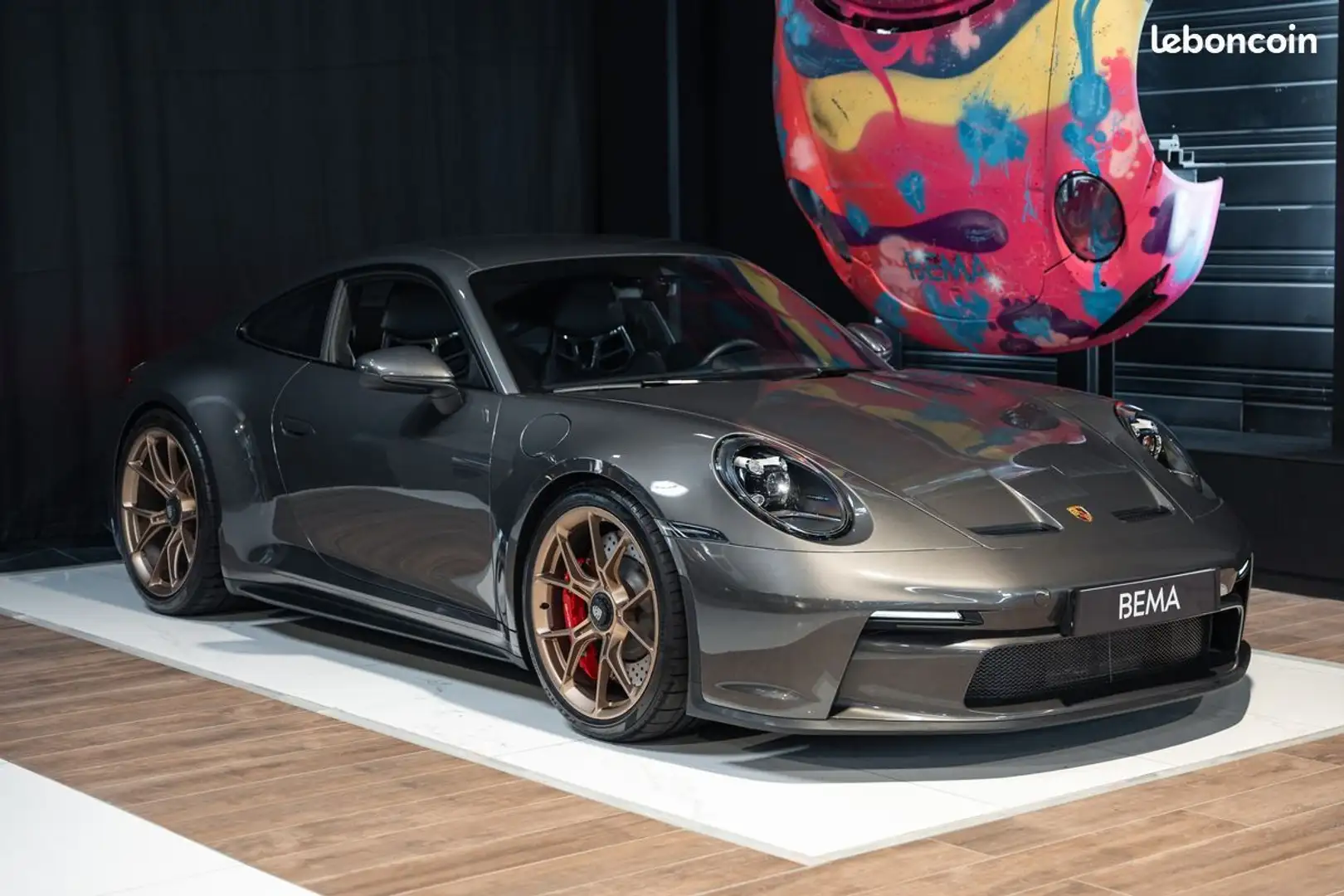 Porsche 992 (992) GT3 TOURING | Malus inclus 2ème main Boîte Manuelle Sièges Baquets Carbone Chrono BOSE Grau - 1