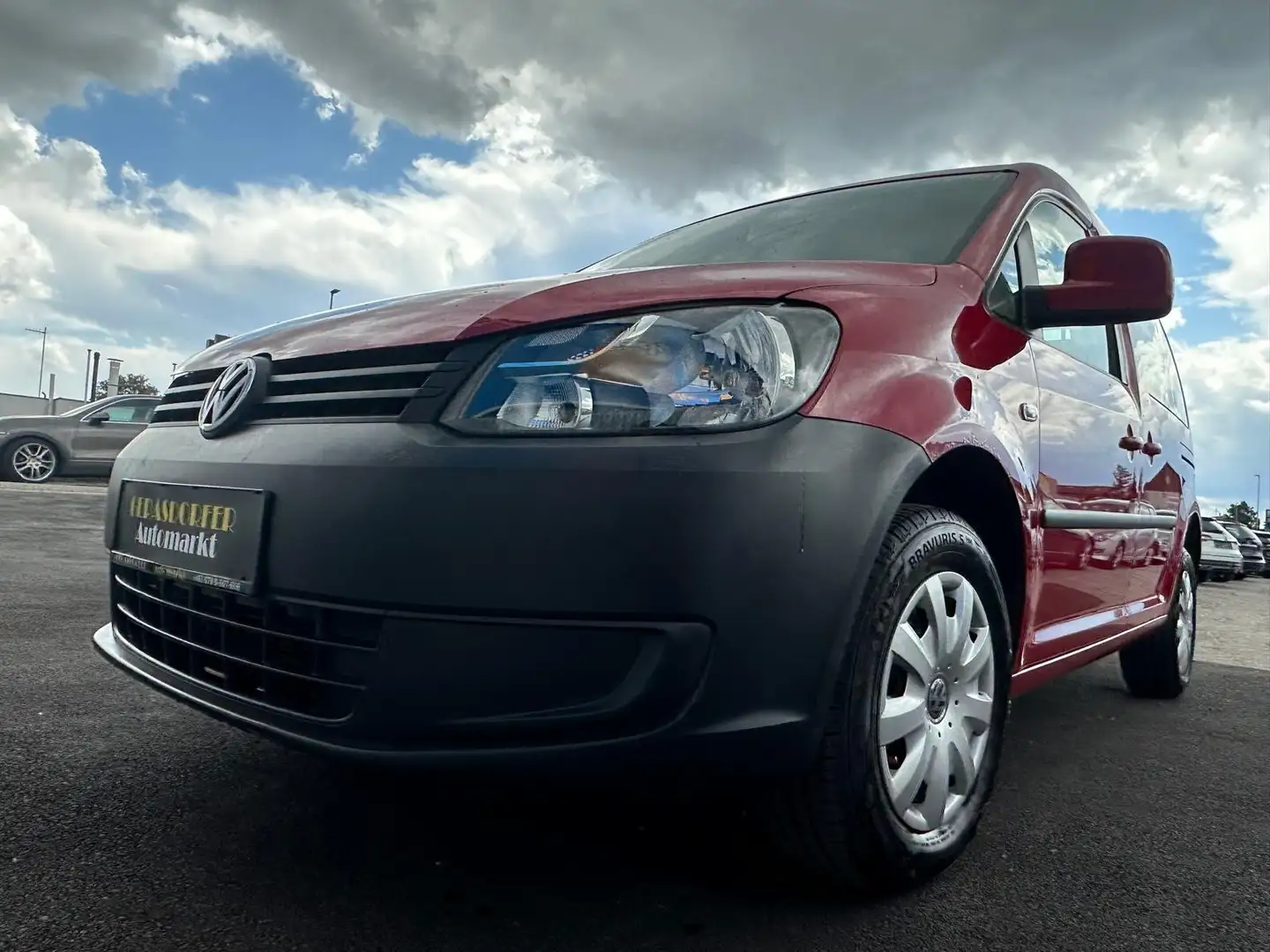 Volkswagen Caddy 1.6TDI Trendline *1-Besitz*Wenig KM*Finanzierung* Rot - 2