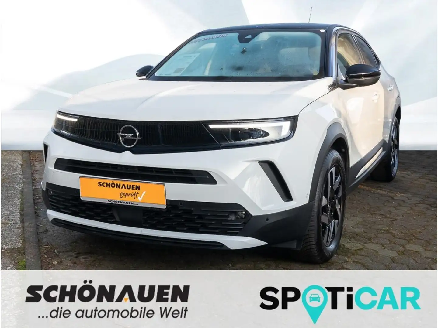 Opel Mokka ELEGANCE 1.2 TURBO +S/LHZ+CARPLAY+BT+RFK++ Weiß - 1