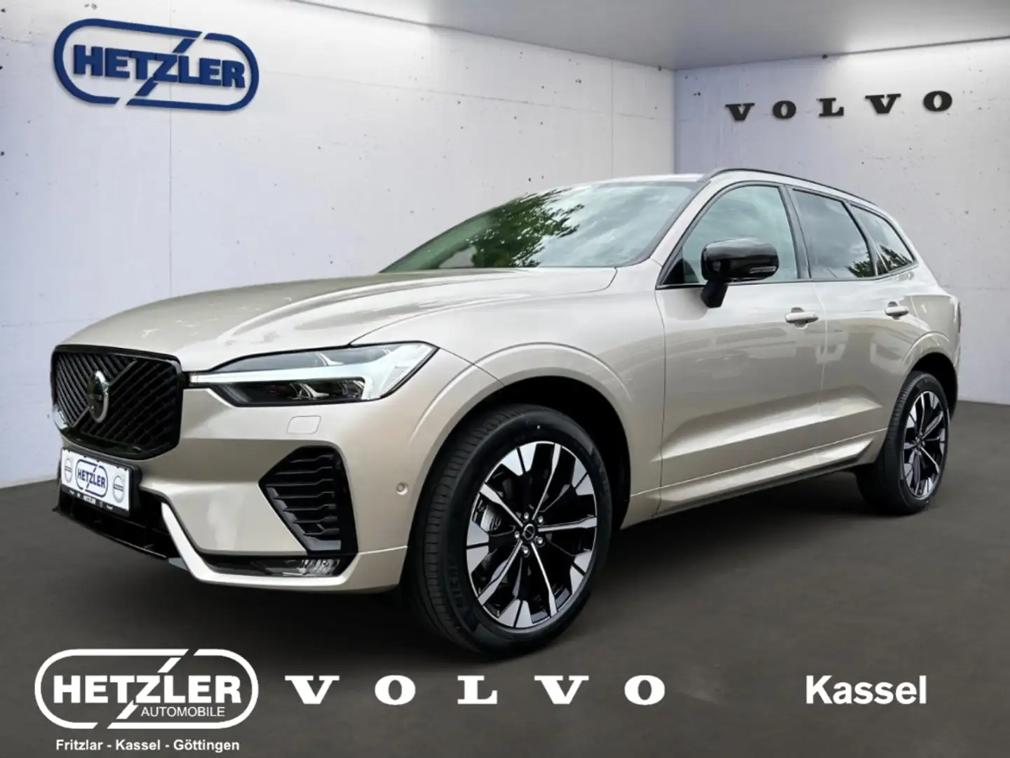 Volvo XC60 Plus Dark AWD B5 Benzin EU6e El. Panodach Leder Di Beige - 1