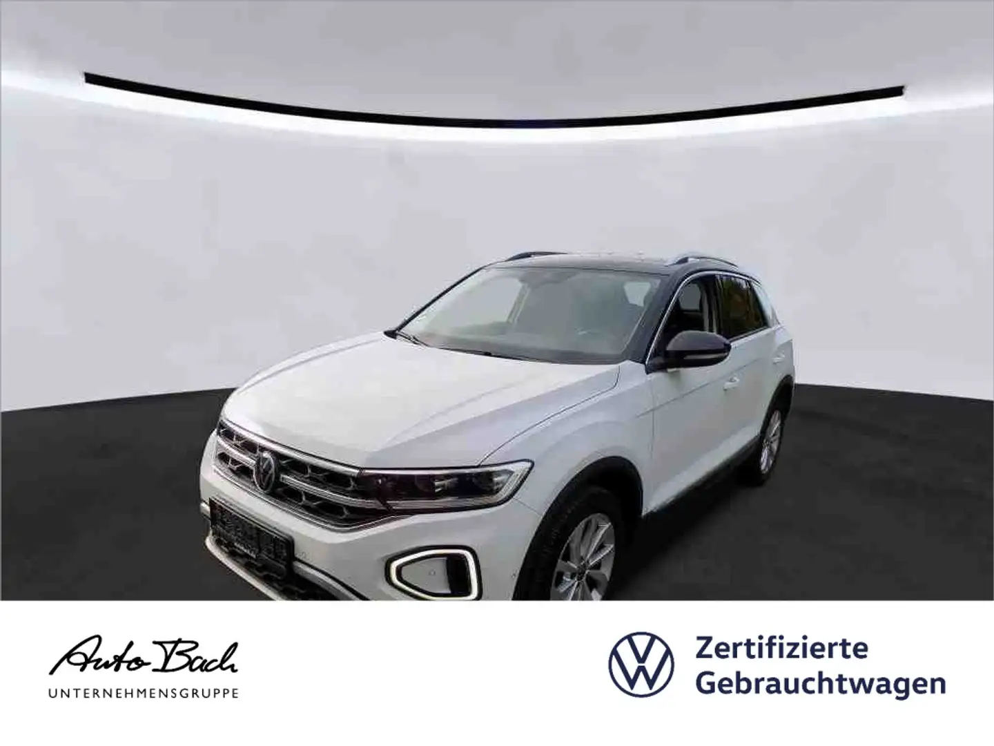 Volkswagen T-Roc 1.5 TSI Style Navi LED ACC CarPlay AHK Weiß - 1