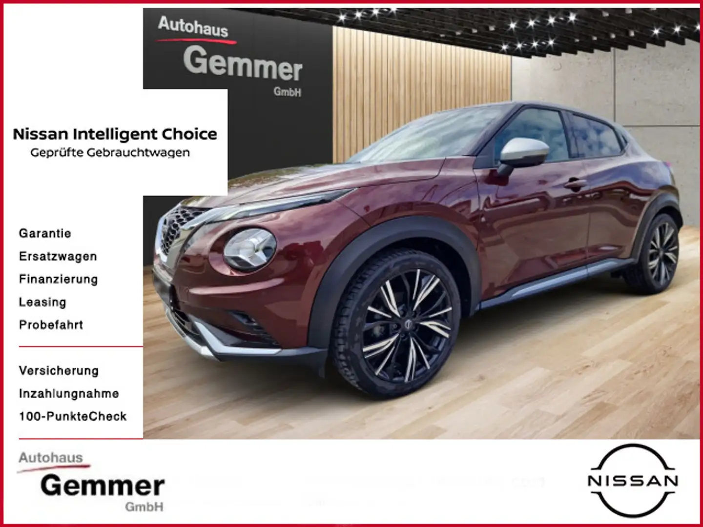 Nissan Juke JUKE 1.0 DIG-T 114 PS 7DCT N-Design 8fach bereif srebrna - 1