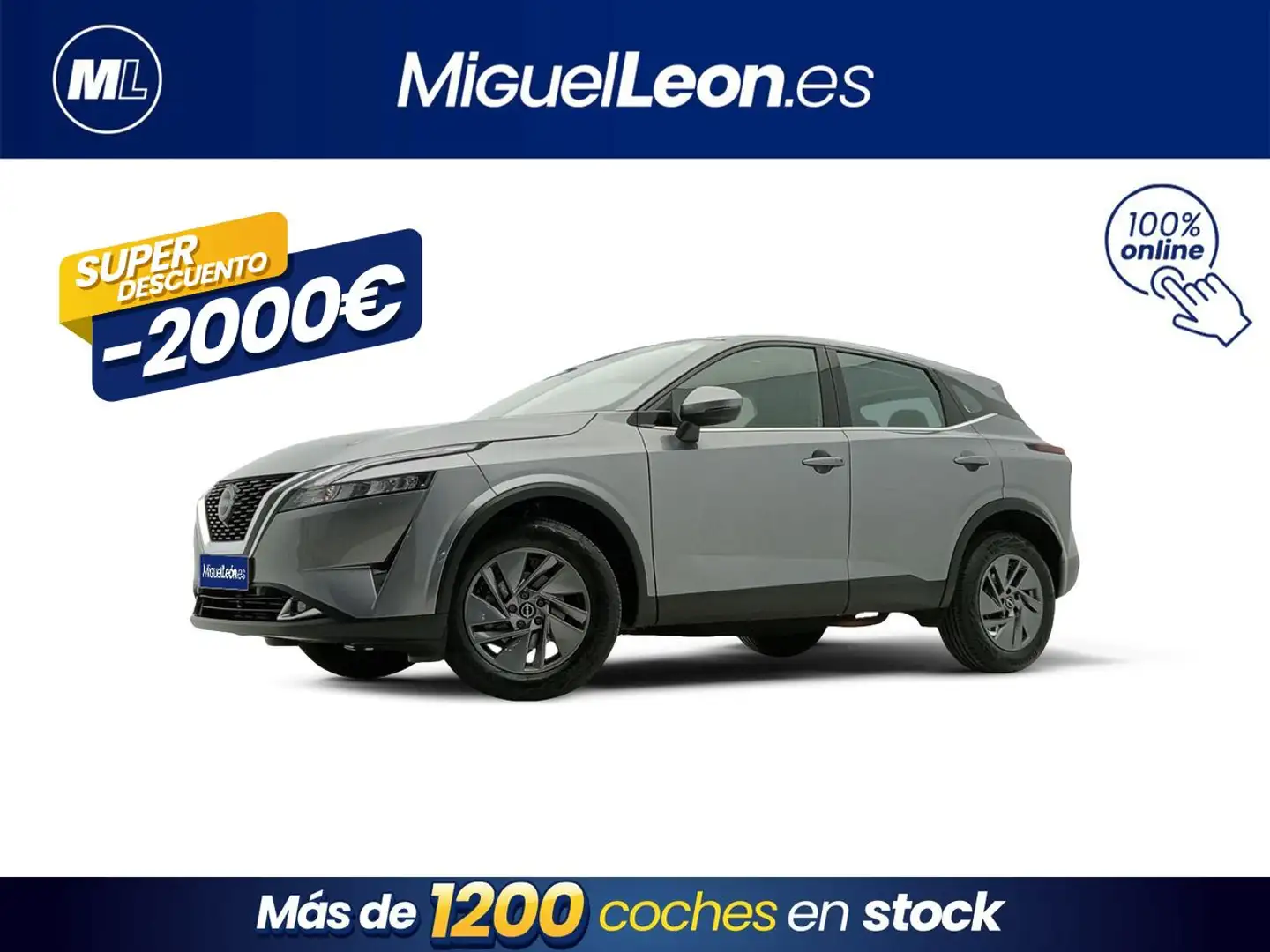 Nissan Qashqai DIG-T 103kW (140CV) mHEV 4x2 Acenta Gris - 1