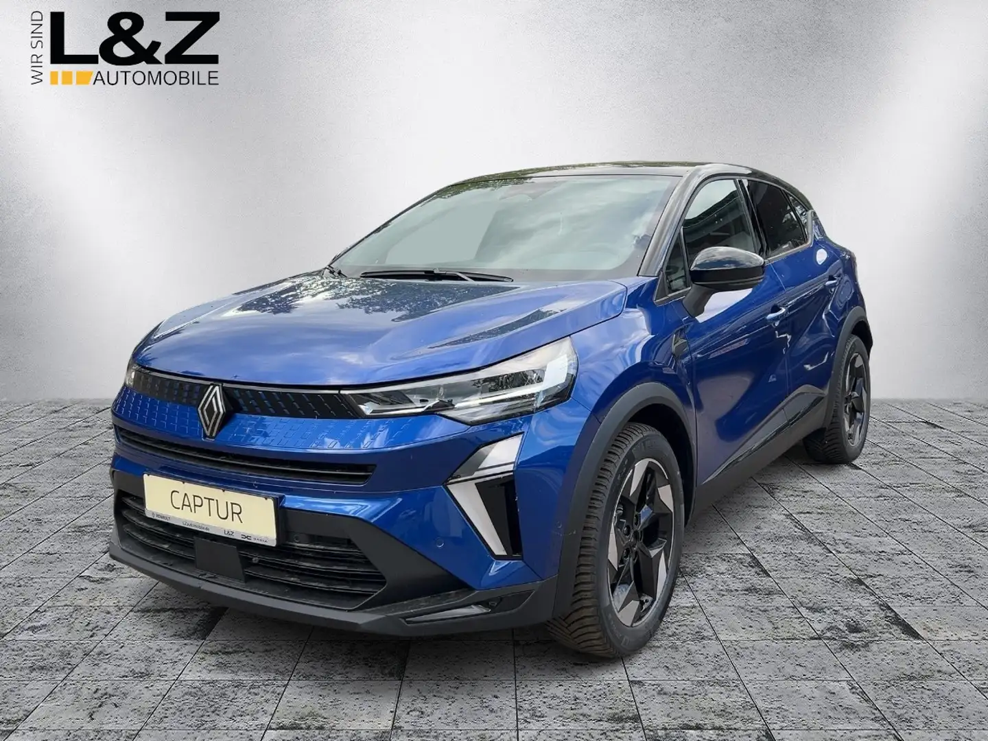 Renault Captur Techno Mild Hybrid 140 Blau - 1